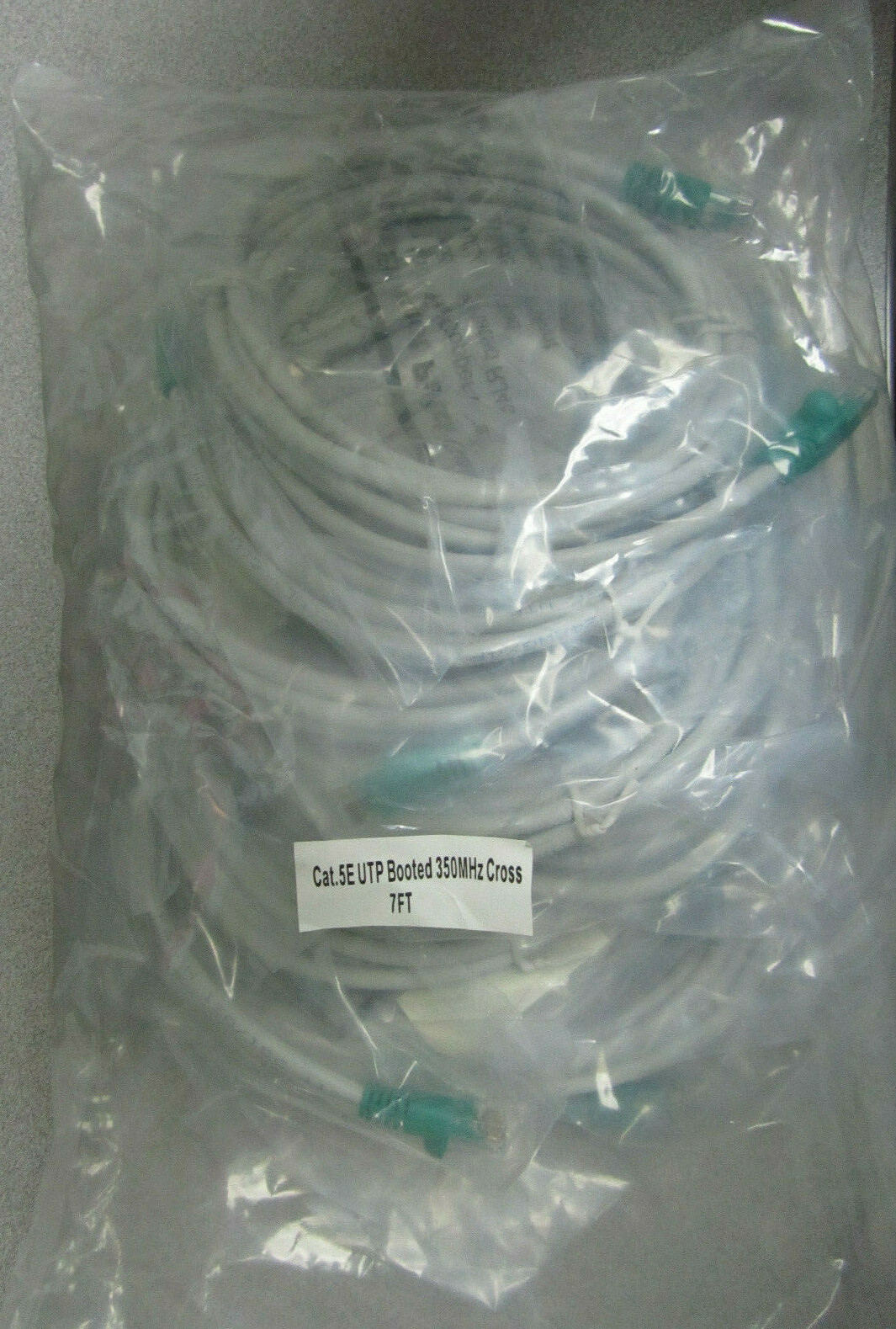 Cat  5e UTP Booted 350MHz, Pack Of 10, 7 Ft. long Brand new
