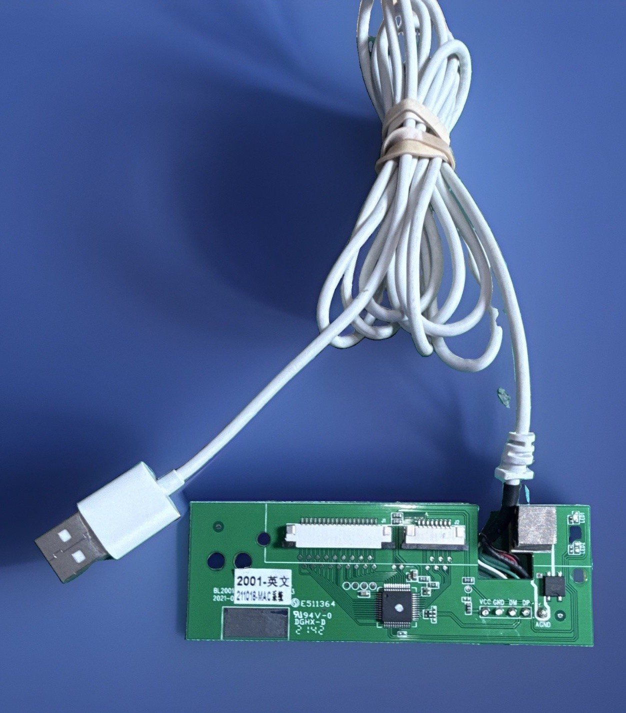 WORKING Membrane Keyboard Controller Board USB Mac Layout OEM Replacement Part