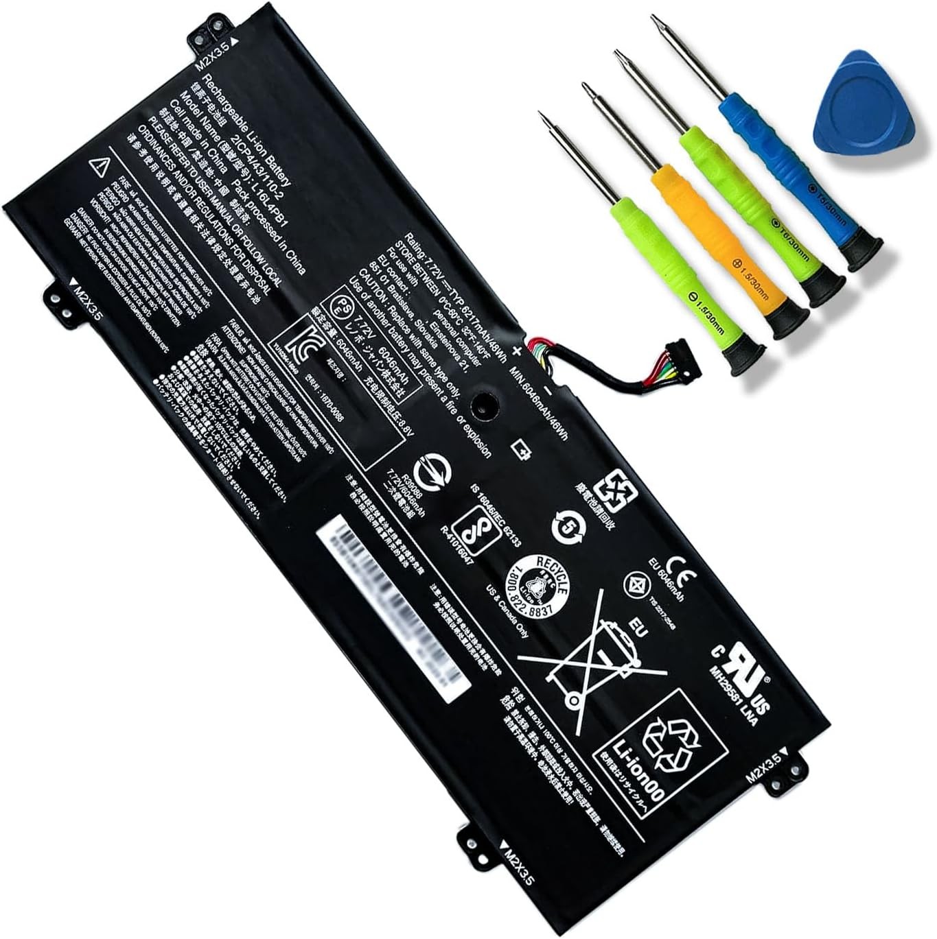 L16L4PB1 L16C4PB1 Battery Replacement for Lenovo Yoga 720 13IKB 730 13IKB 730