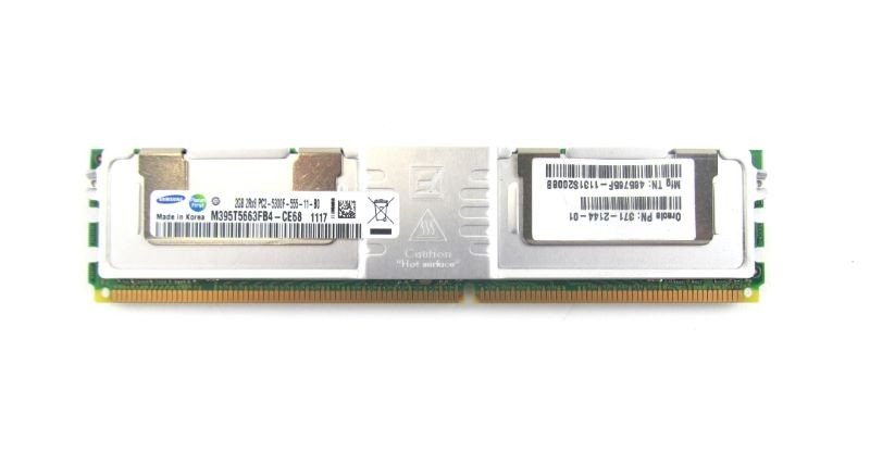 Sun 371-2144 2GB DIMM DDR2-667 PC2-5300 1.8V Netra T5220
