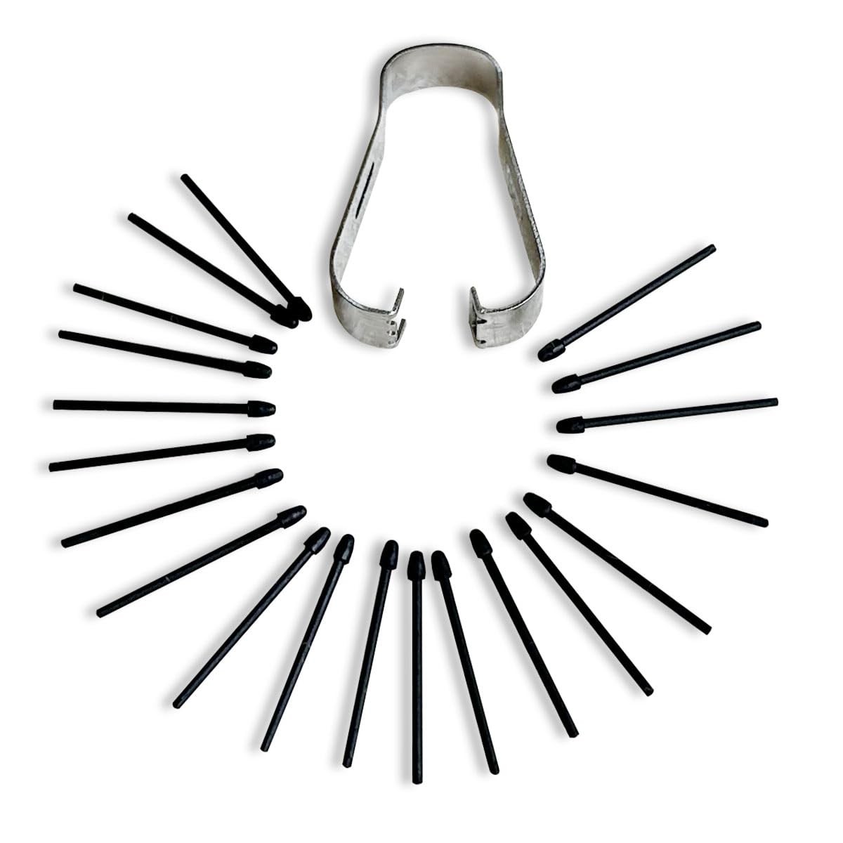 20 PCS Replacement Tips Compatible With Kindle Scribe Premium Pen Nibs Black