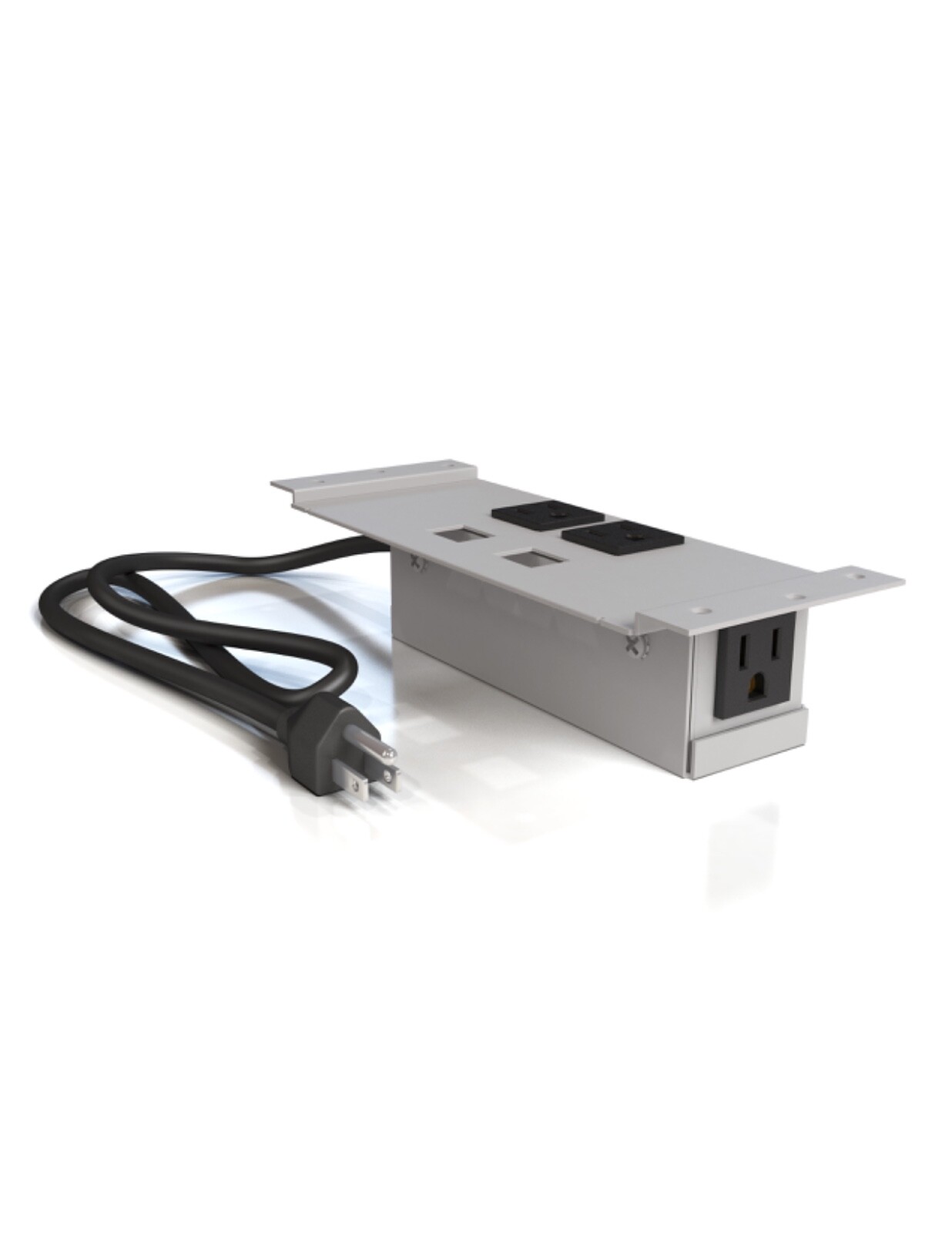 Dekko Villa silver 3 power + 2 open data port power module