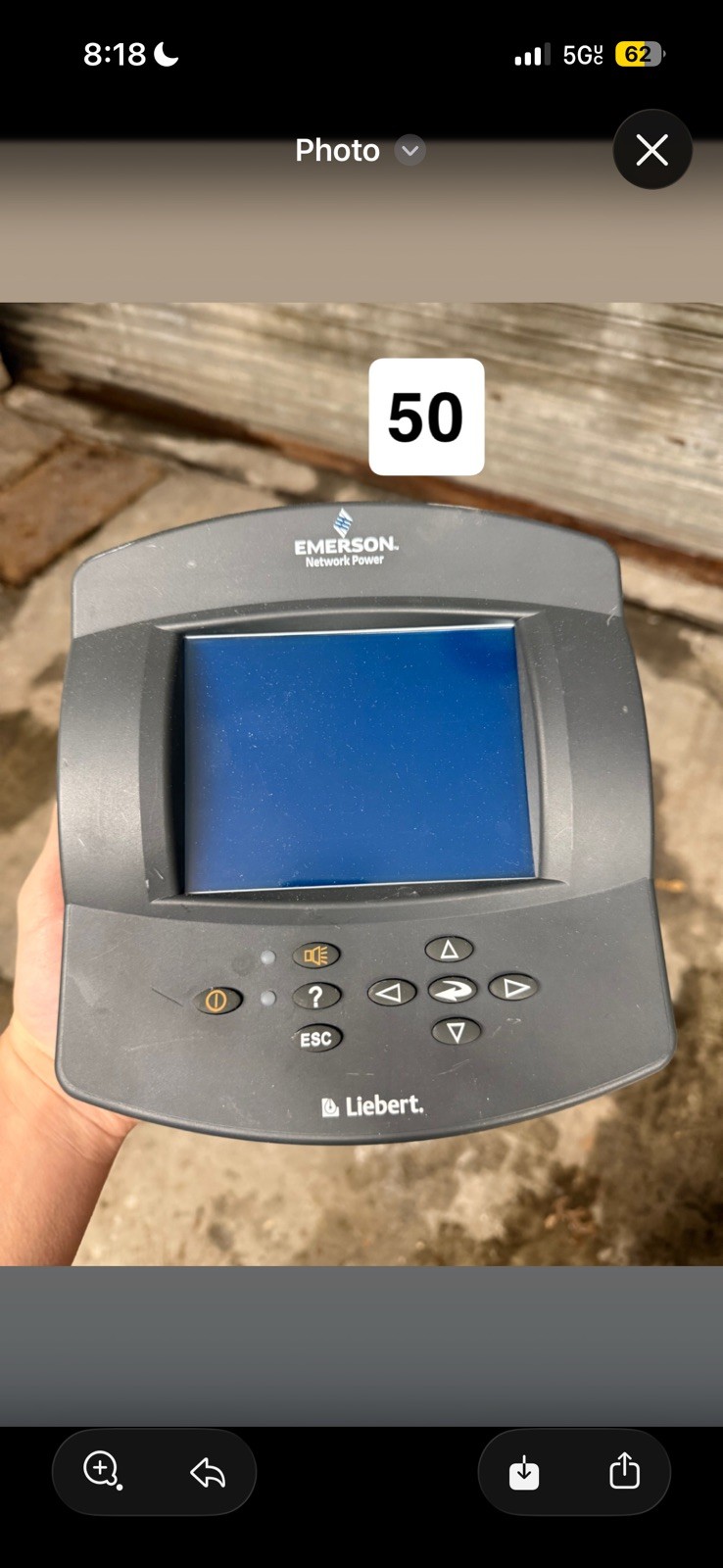EMERSON Network Power Liebert 180632G2R6 416841G2R24 iCOM Used