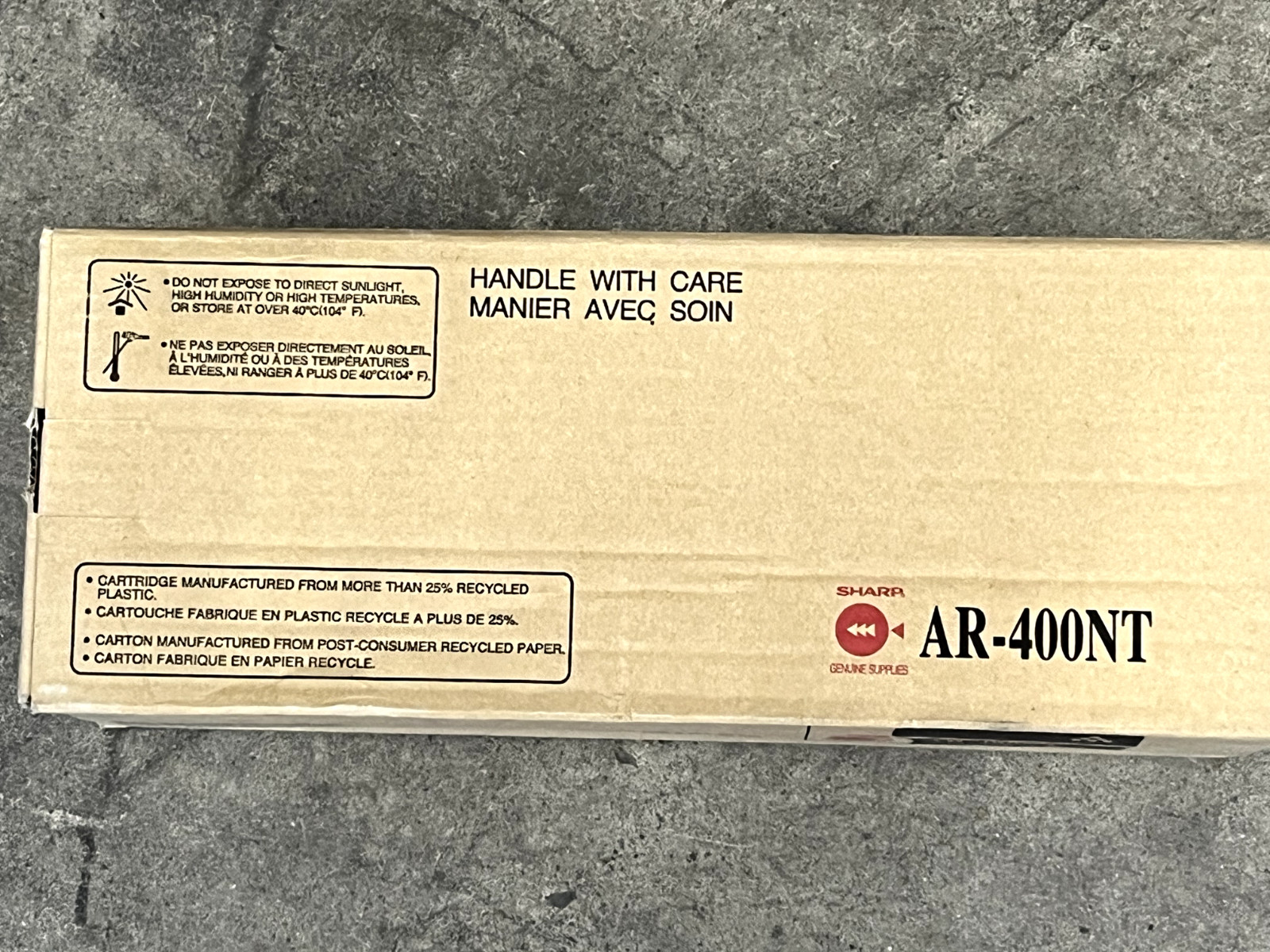 Genuine Sharp AR400NT Black Toner Cartridge AR-405