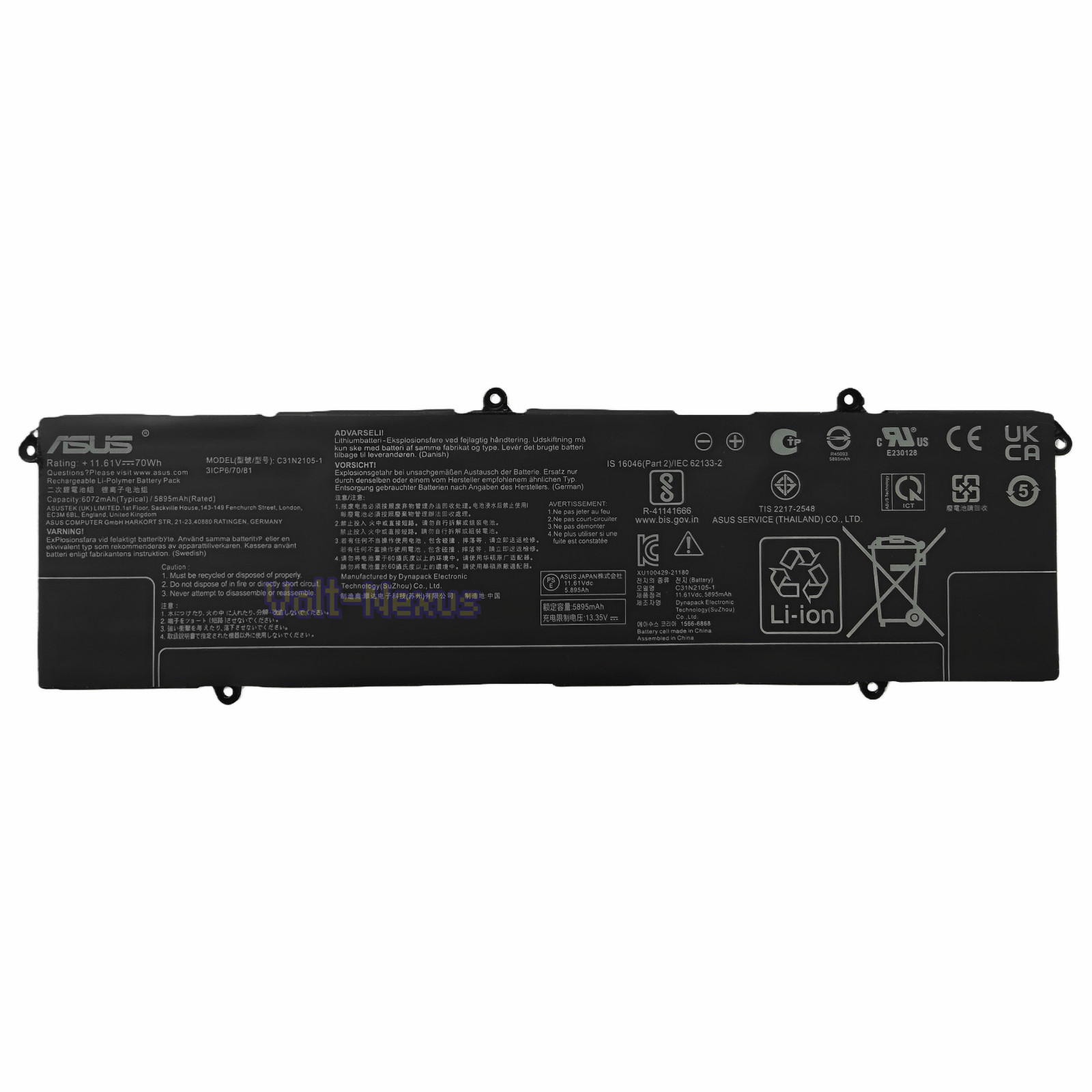 C31N2105-1 Genuine Battery for Asus Vivobook 14X M1403QA Vivobook OLED X1403ZA