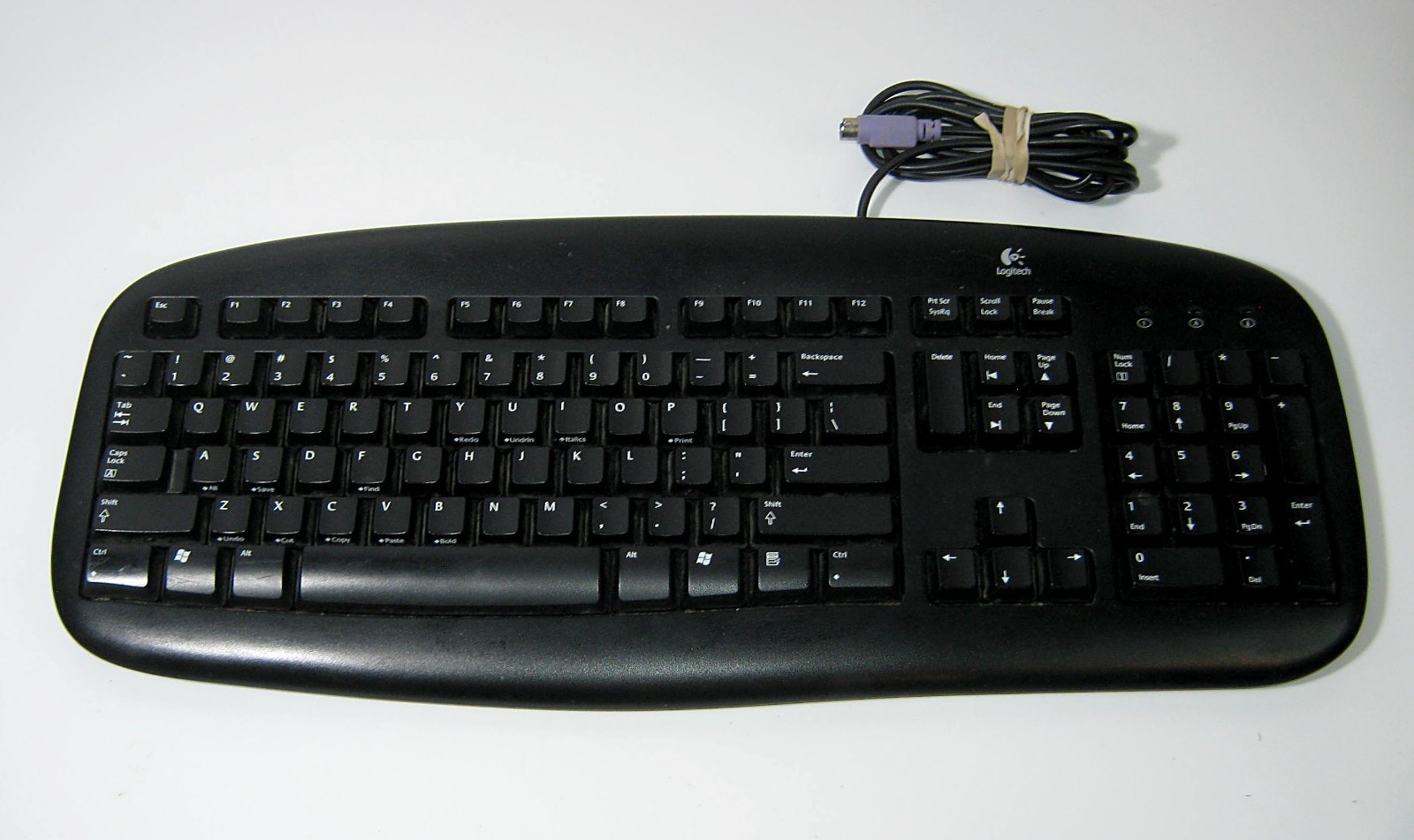 Vintage 2000s Logitech Mechanical Keyboard Model Y-SU61
