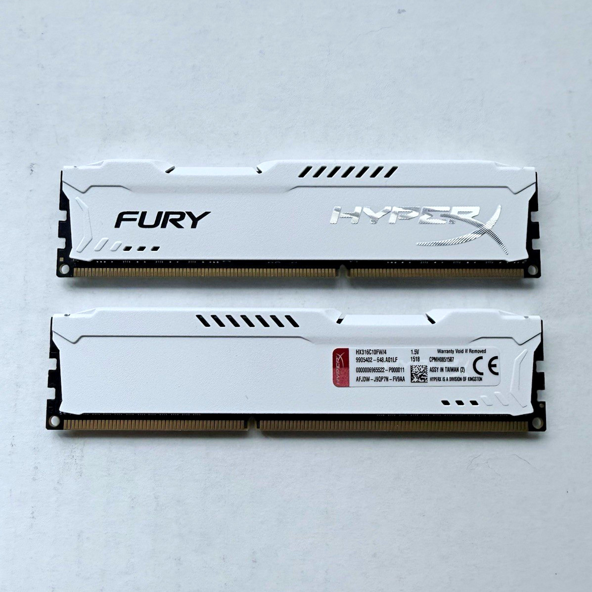 HyperX FURY 4GB DDR3-1600 PC3-12800 240-Pin DIMM RAM HX316C10FW/4