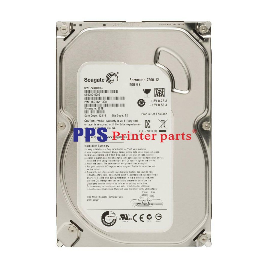 2QU13-67008 Hard Drive Disk For HP DesignJet Z6810 Z6610 500GB HDD HP Firmware