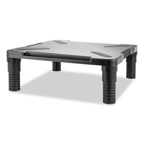 Innovera 55010 Single Level Monitor Riser, 13.13"x13.5" x 4.92" to 7.28", Black