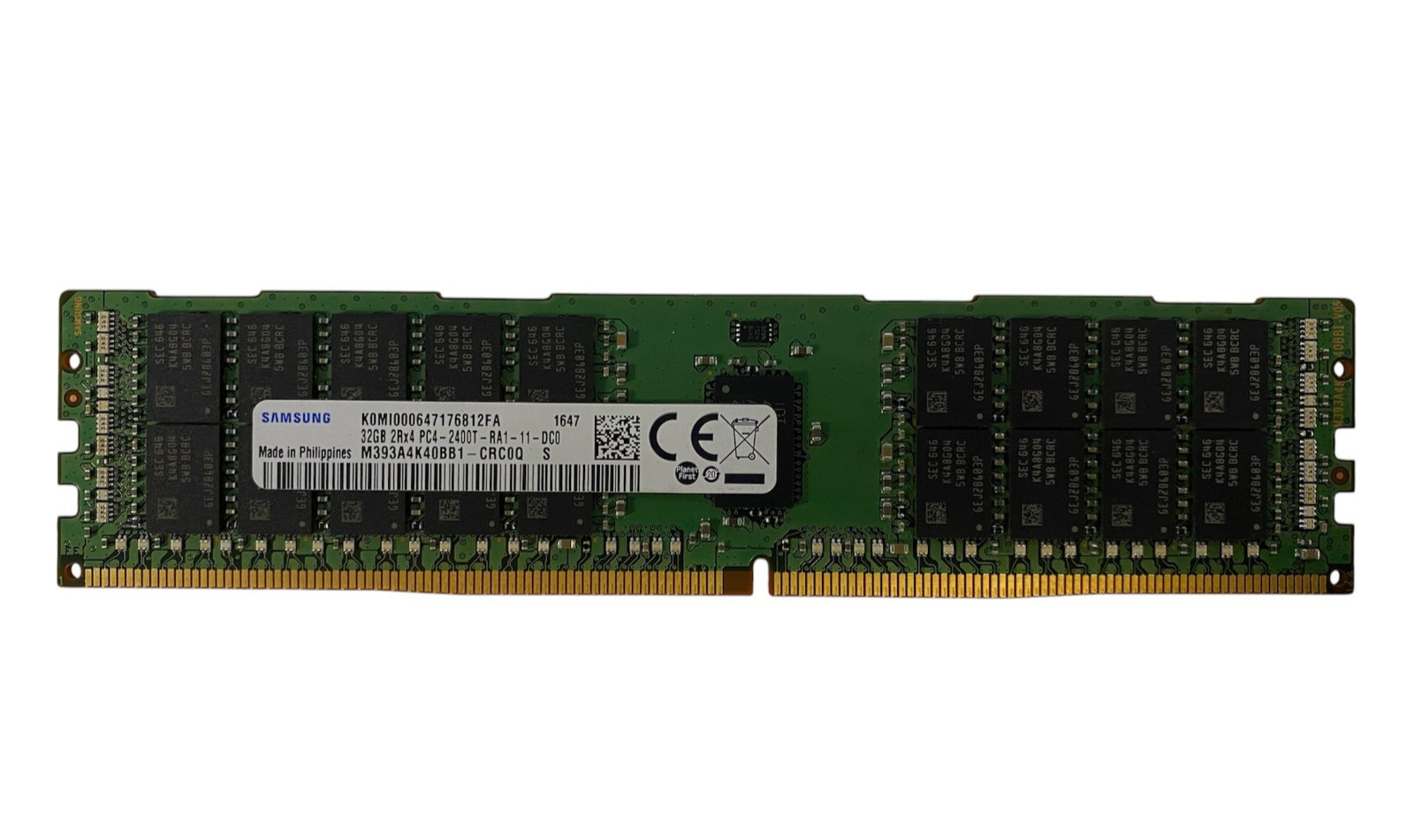 Samsung SK Hynix 32GB 2Rx4 PC4-2400T-RA1-12-MC0 ECC REG RAM Memory
