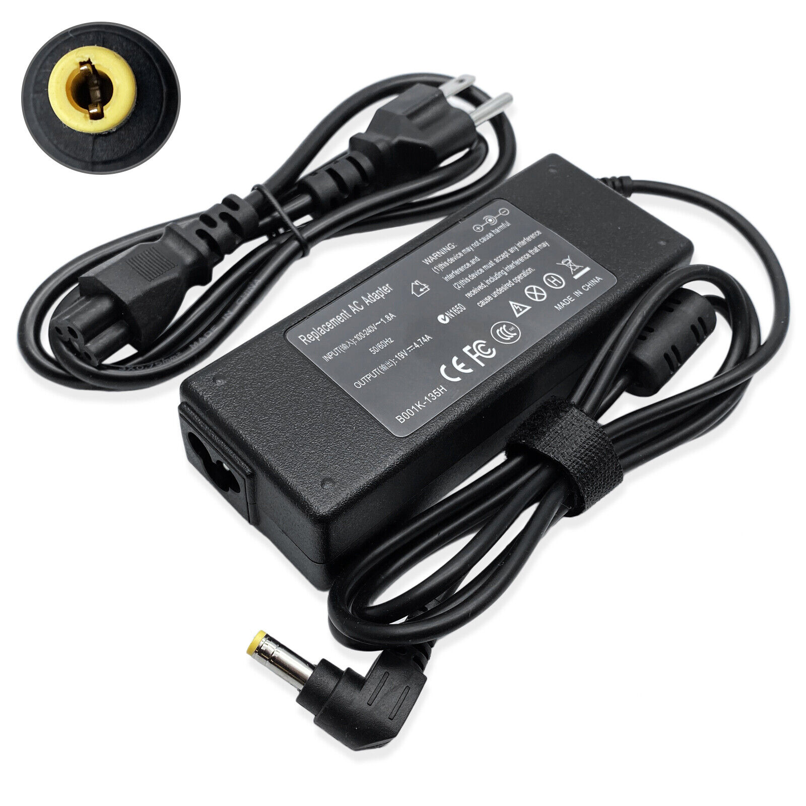 90W AC Adapter Charger For HP COMPAQ nx9000 nx9005 nx9010 Power Supply Cord