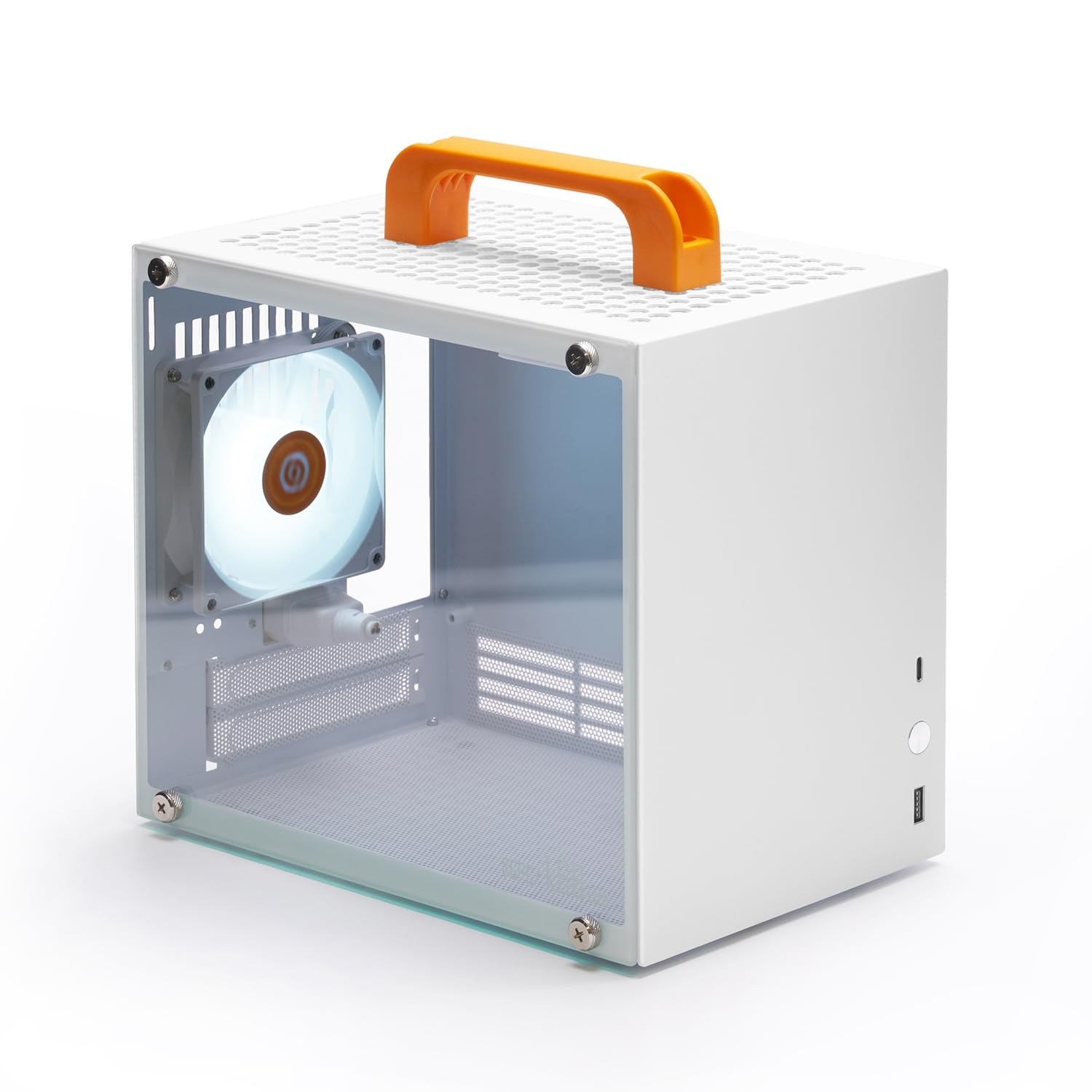 K66 lite Compact Case - Sleek 1mm-1.5mm Steel Design with 3mm Tempered Glass