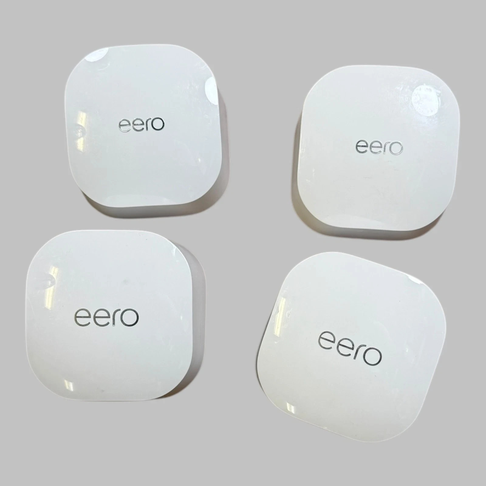 eero 6 Dual-Band Mesh Wi-Fi 6 Router - 4 Pack - N010001 - Main Units Only