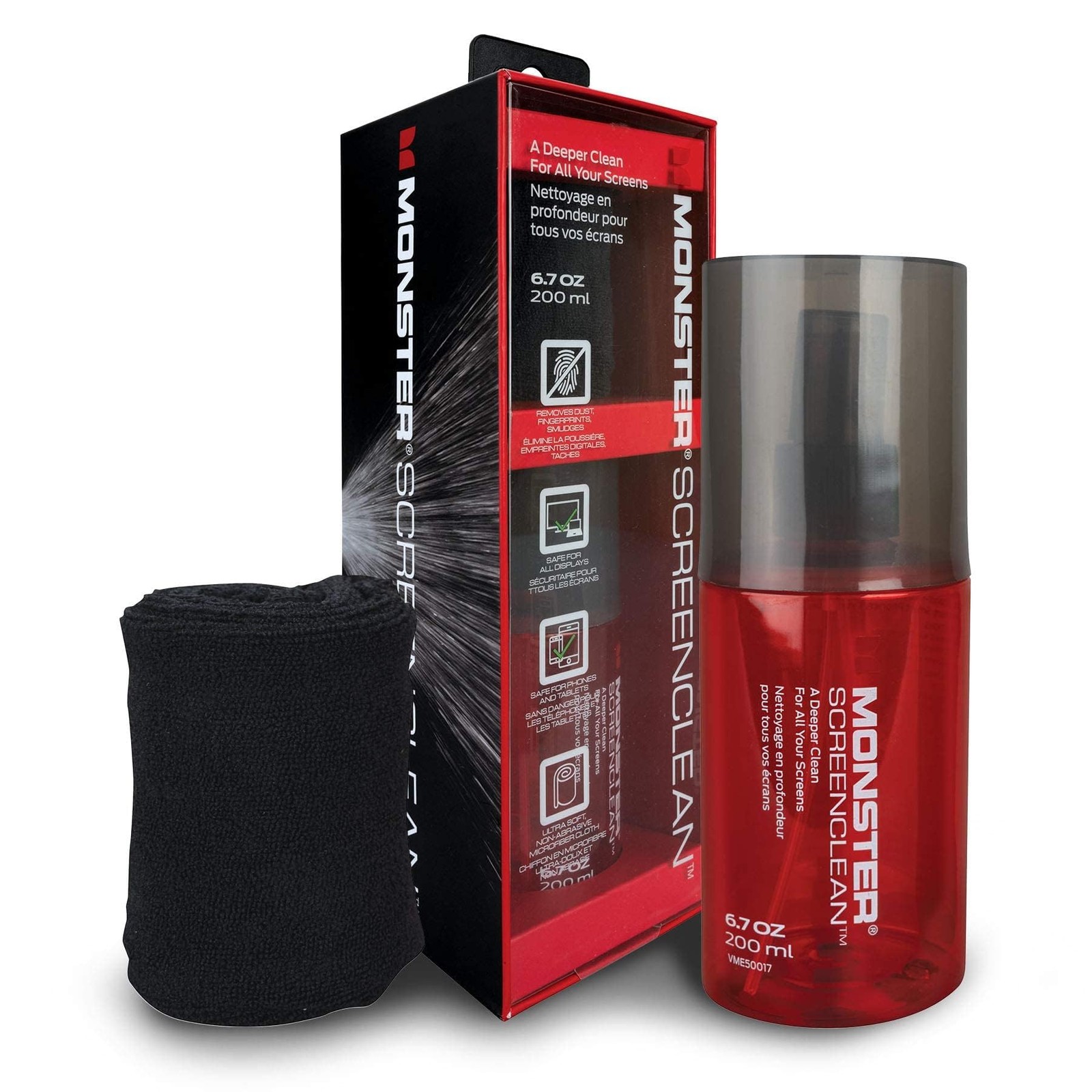 Screen Cleaner Kit with Microfiber Cloth, 6.7 oz (200 mL) Monitor Cleaning Sp...