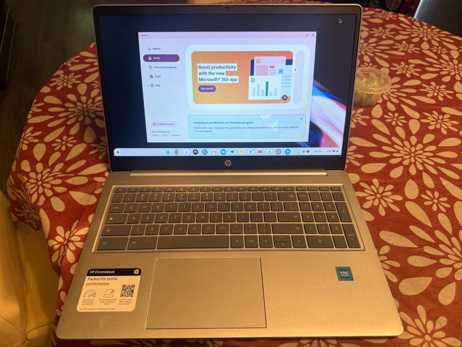 HP 15.6" Chromebook Intel Processor N200 - 8GB Memory - 64GB eMMC - 15A-NB0013DX