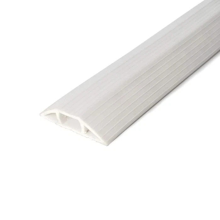 Floor Cord Cover and Cable Protector for Cable Management, 3 in. x 10 ft., Ivory