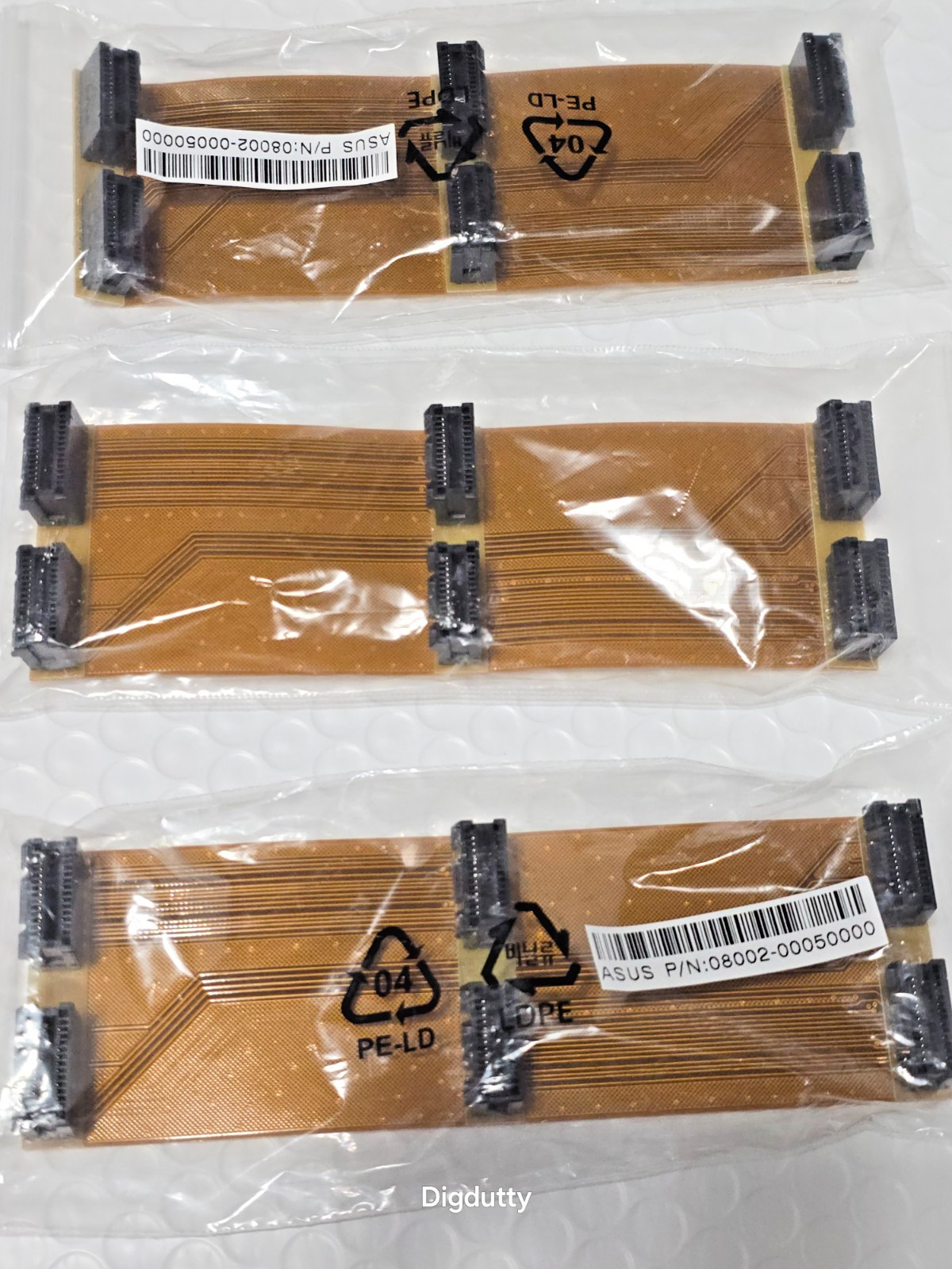 Lot 3 Pcs - ASUS nVIDia 3 Ways SLI.S Bridge Connector Cable P/N 08002-000500