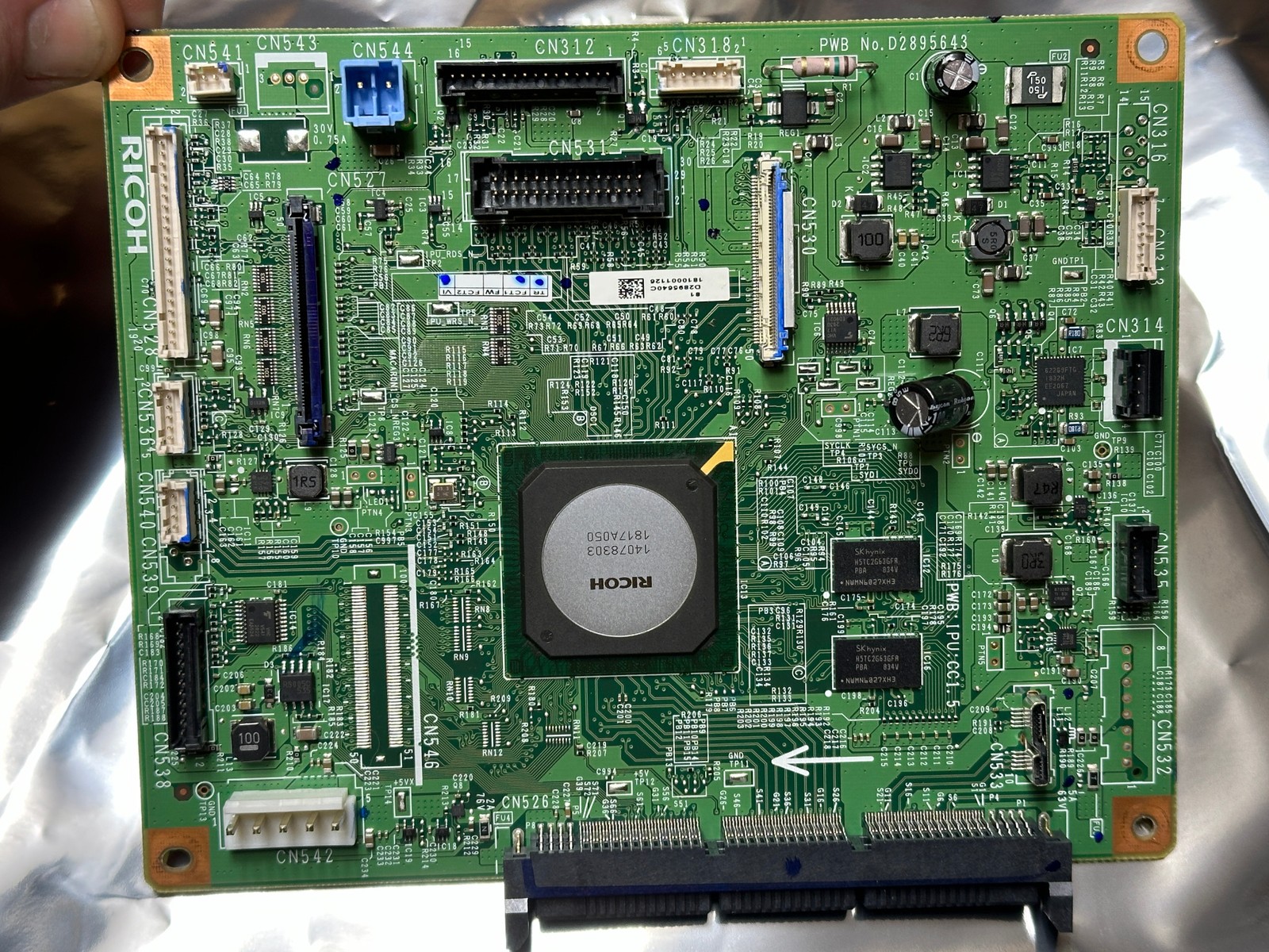 Ricoh MP 4055SP 4055 Copier Office Printer Parts Mother Board D2895643 D2895640C