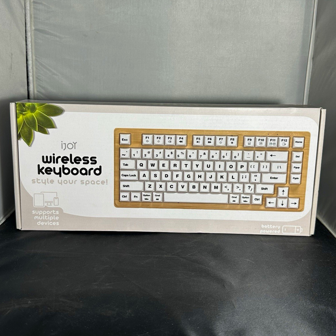iJoy Wireless Keyboard Compact Wireless USB 2.0 Battery Multi-Device QWERTY EN