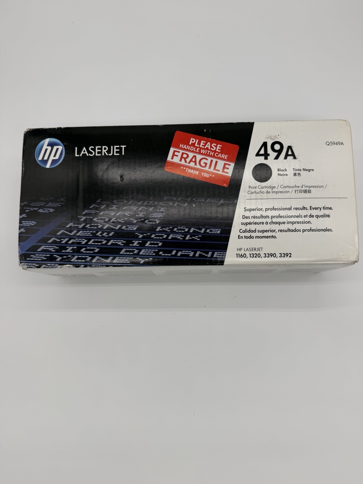 HP 49A Q5949A Black LaserJet Toner Cartridge Genuine OEM Factory Sealed