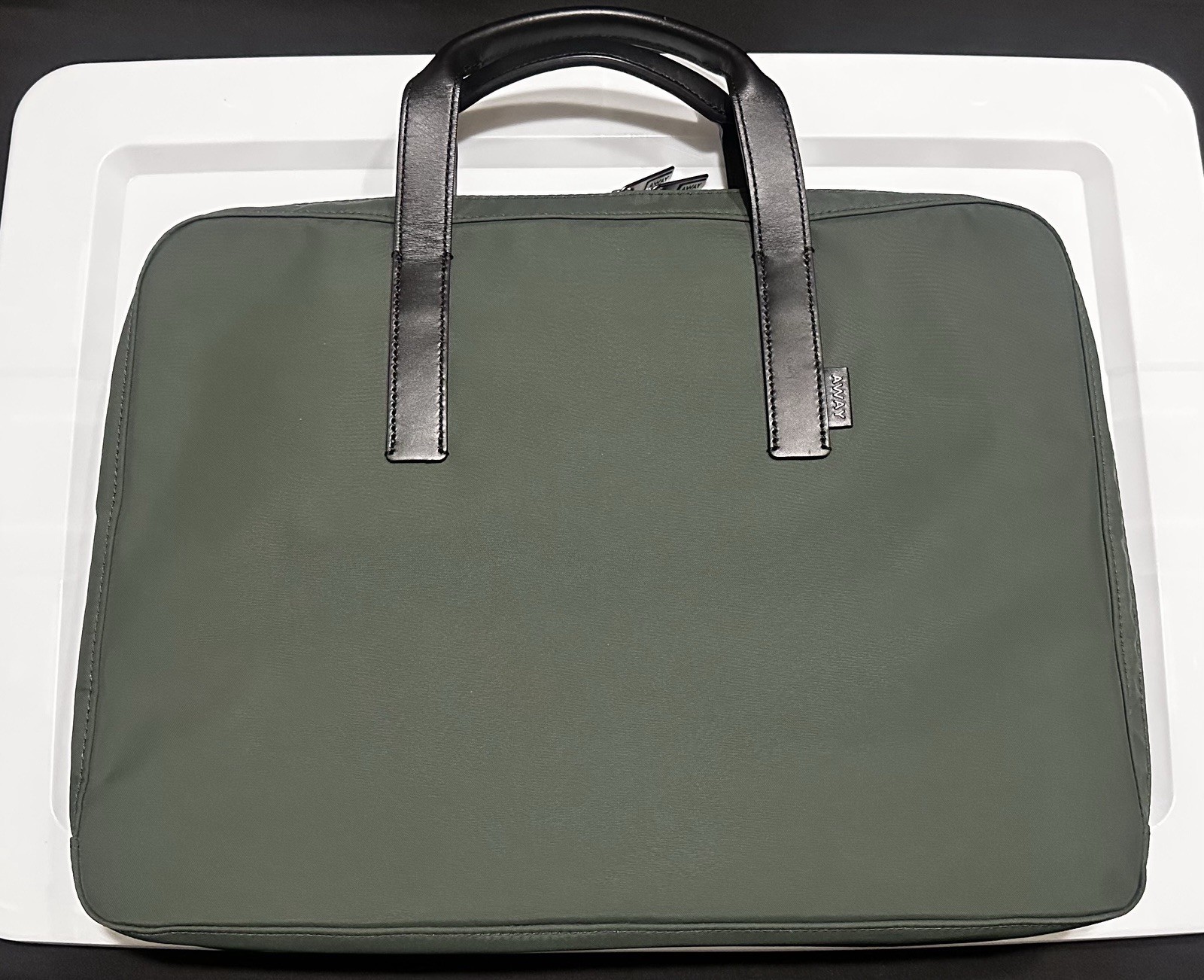 AWAY Everywhere Laptop Bag Olive Green Original Travel Crossbody Messenger Bag