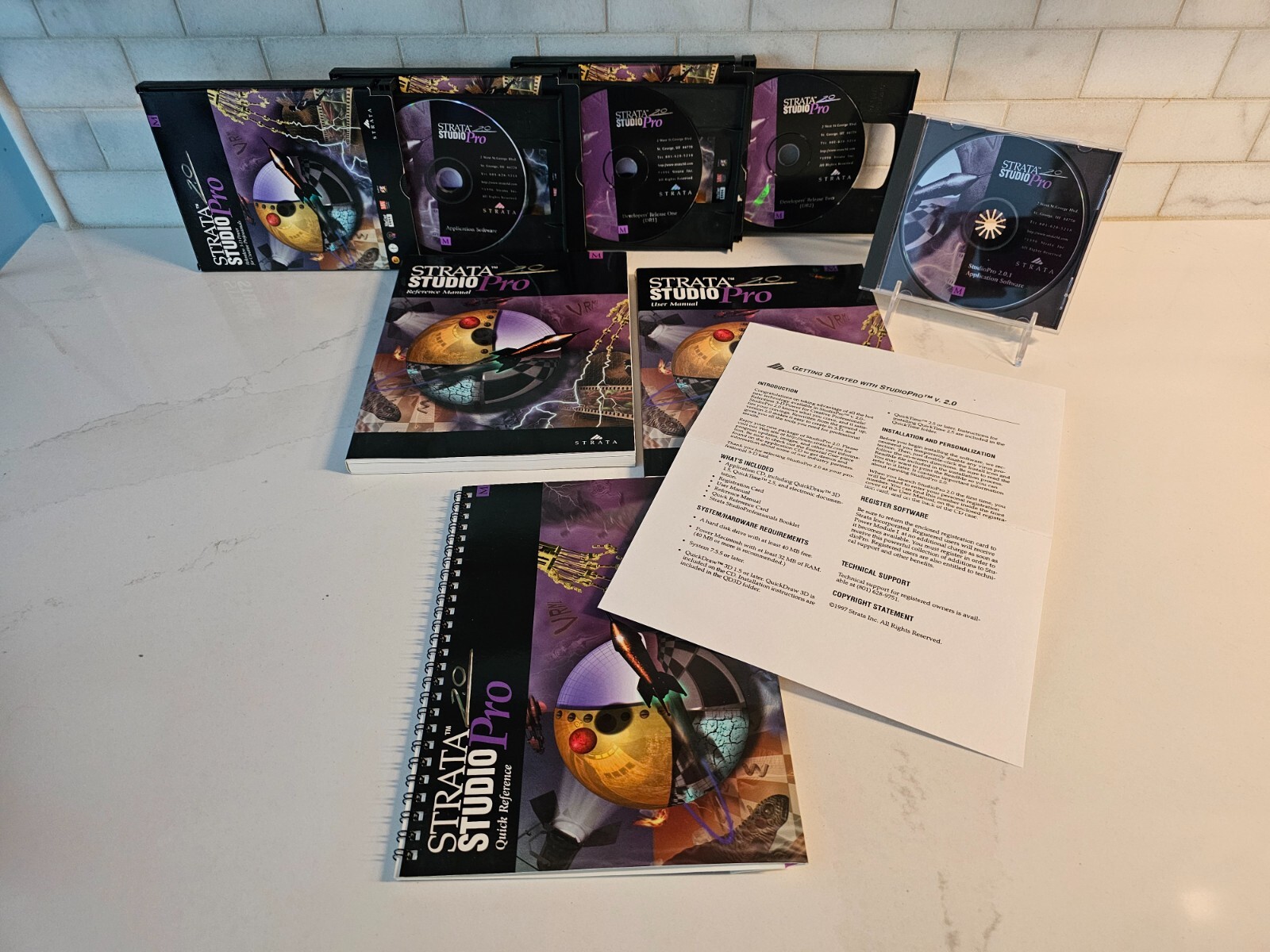 VTG Strata Studio V2.0 Pro Virtual Studio Company for Macintosh 3D Rendering SW