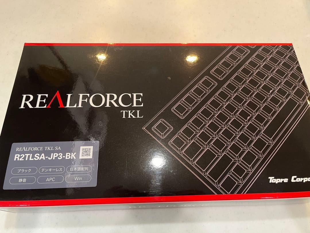Realforce Keyboard R2TLSA-JP3-BK JP TKL Wired Used Tested