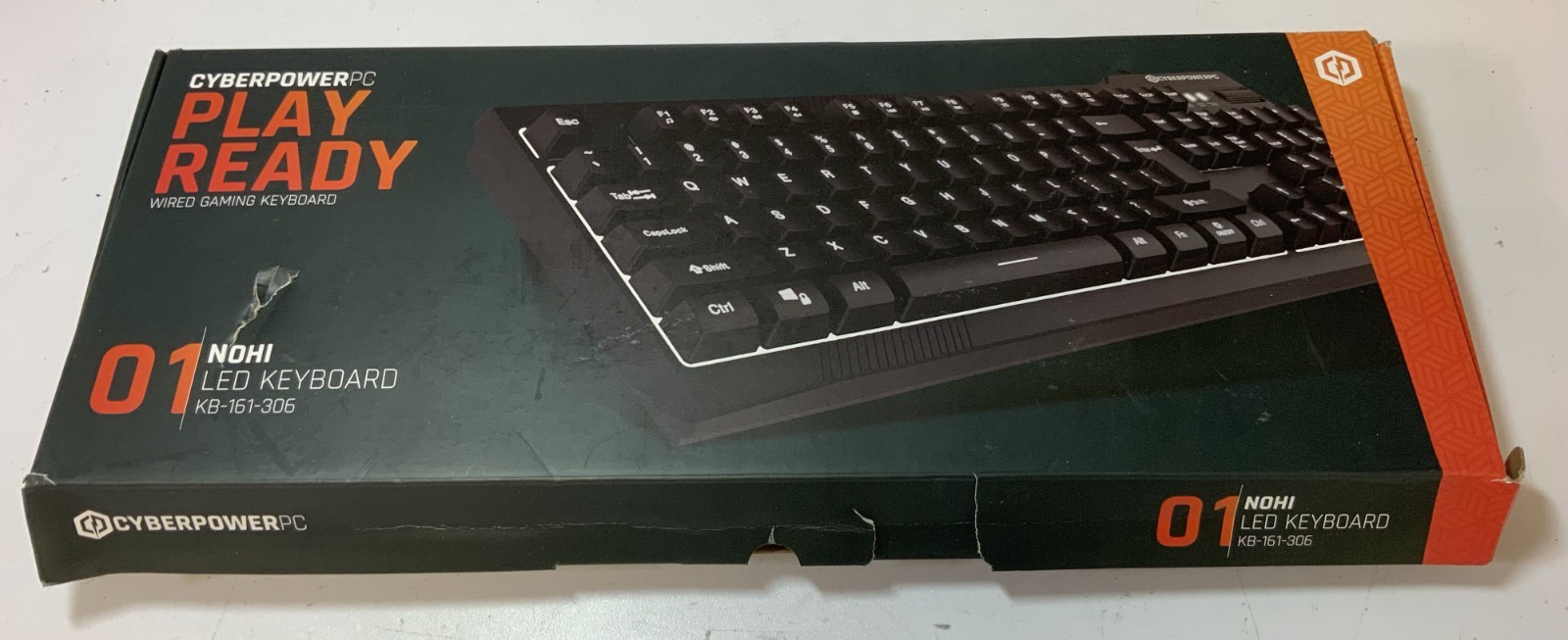 CyberPowerPC KB-161-306 PC Play Ready 01 NOHI LED Wired Gaming Keyboard "B4C"