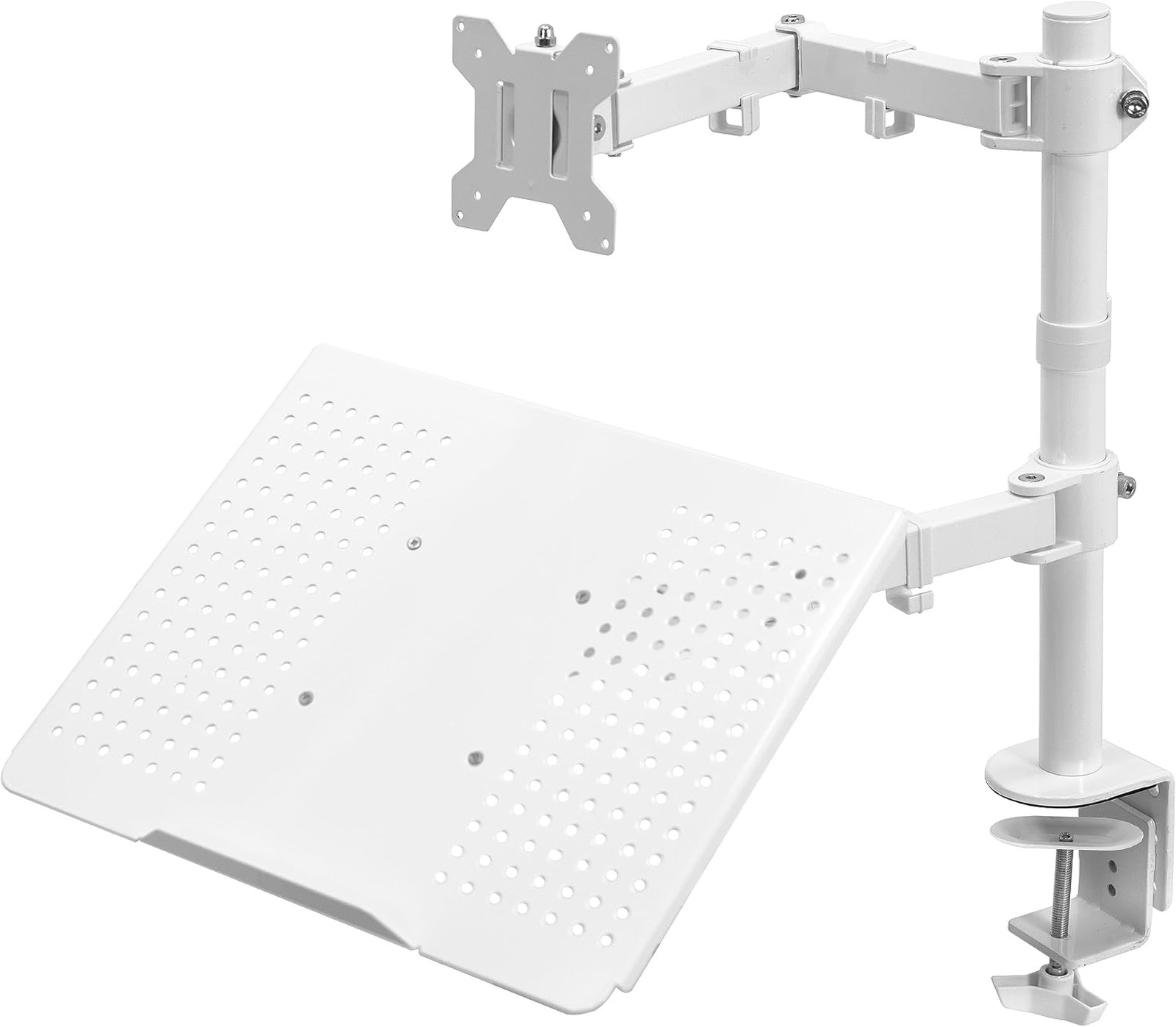 Adjustable Computer Monitor Mount Stand for 13 to 32 Inch Screens and 17 Inch