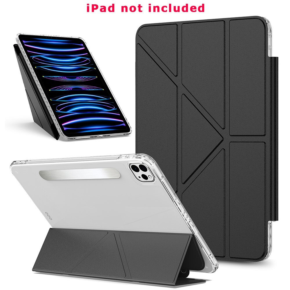 1x Magnetic Skin-Feeling Fabric Foldable Leather TPU Case fits iPad Pro 13" 2024