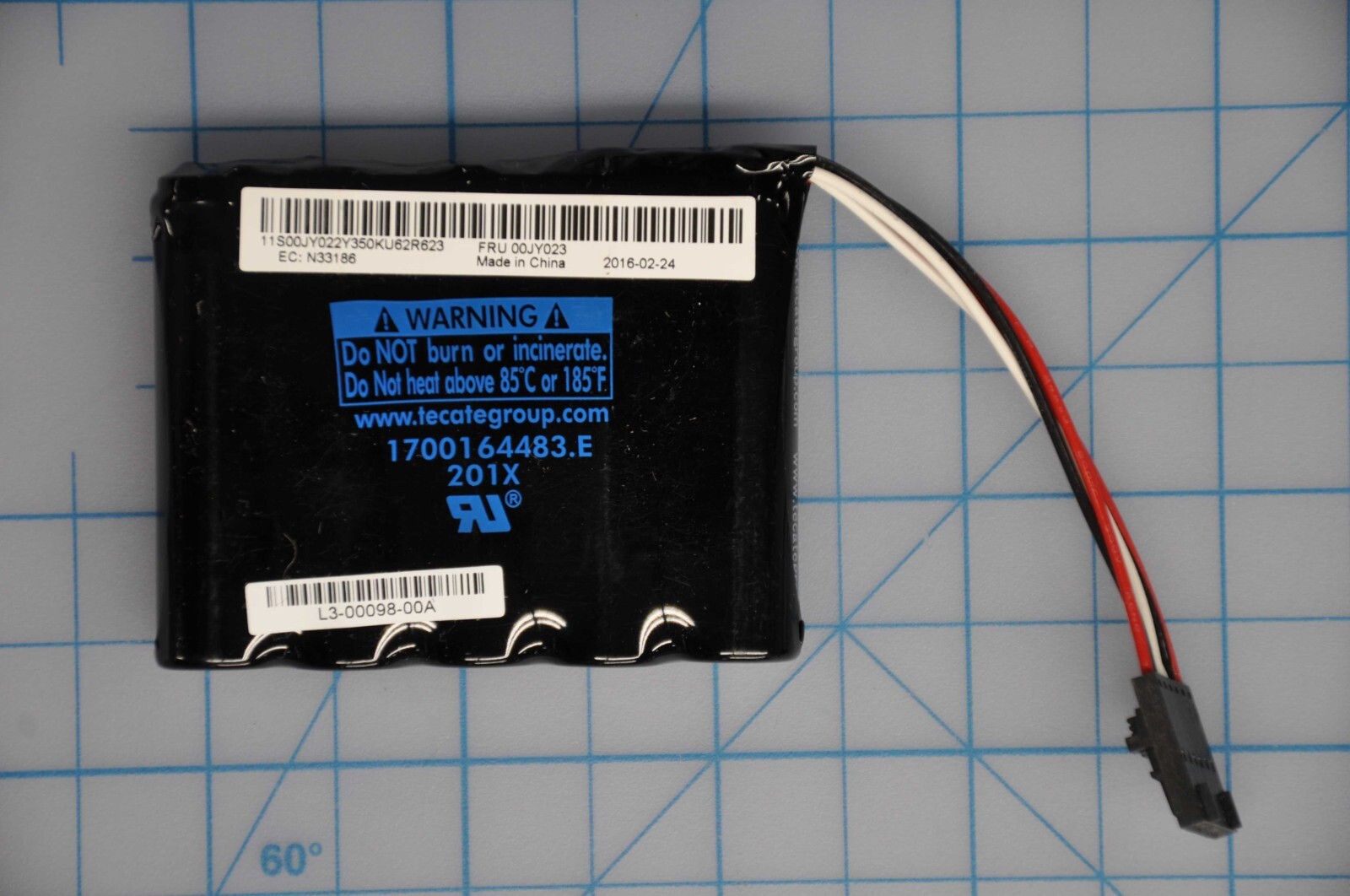 IBM Serveraid M5110 Series Flash Power Module Battery Grade A 00JY023