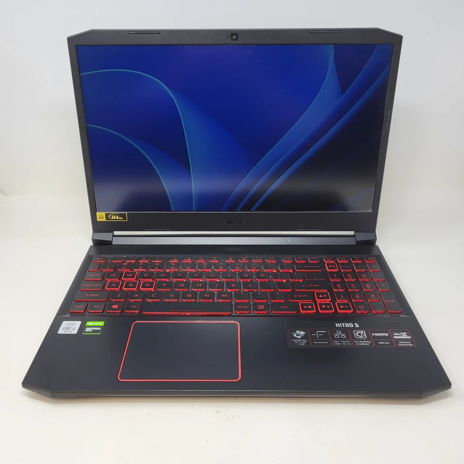 Acer Nitro 5 AN515-55 15.6" i5-10300H 2.5GHz 16GB RAM 512GB SSD GeForce GTX 1650