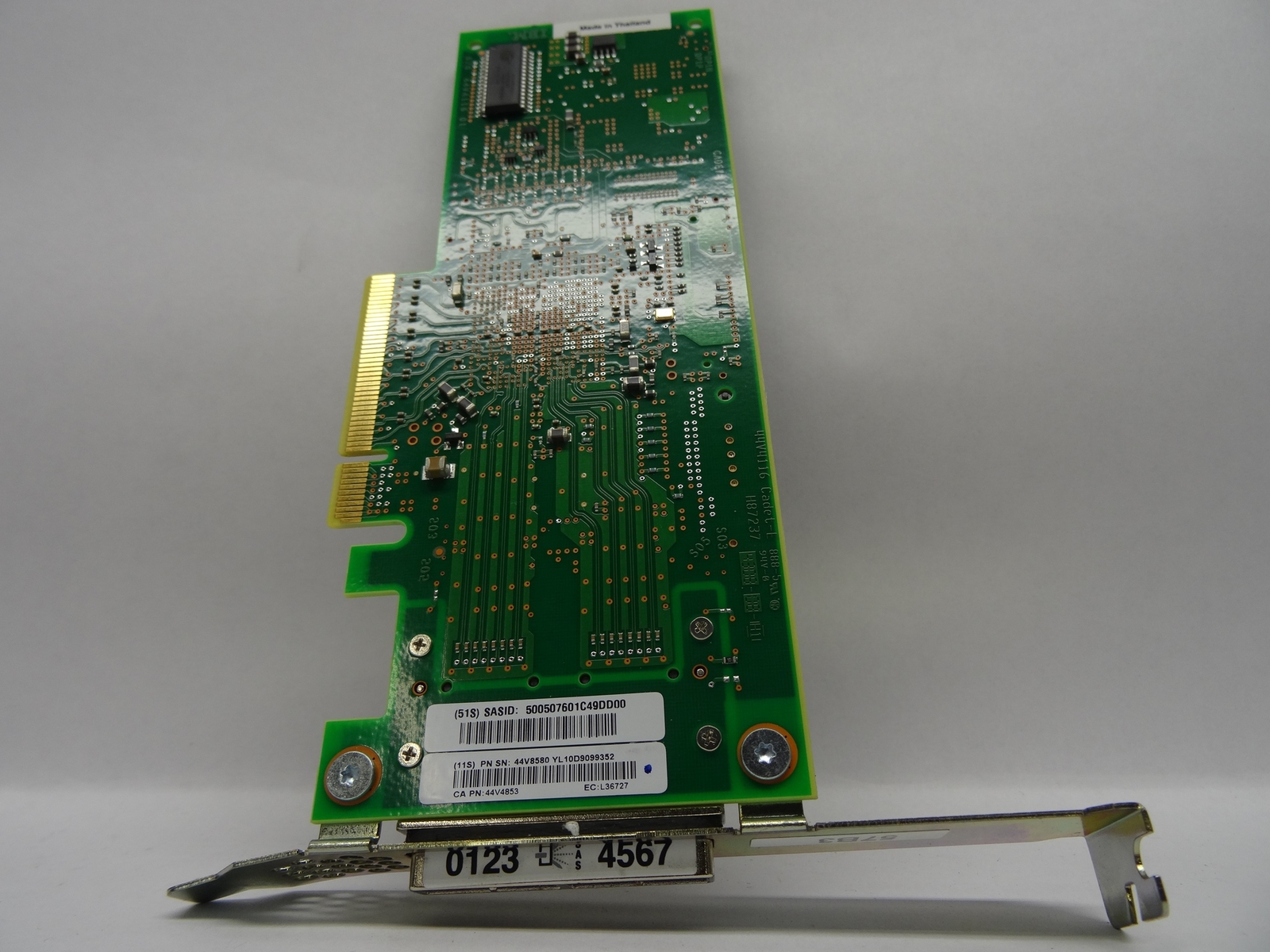IBM 44V8580 44V4853 SAS 3GB 2-PORT PCIE X8 DISK TAPE ADAPTER