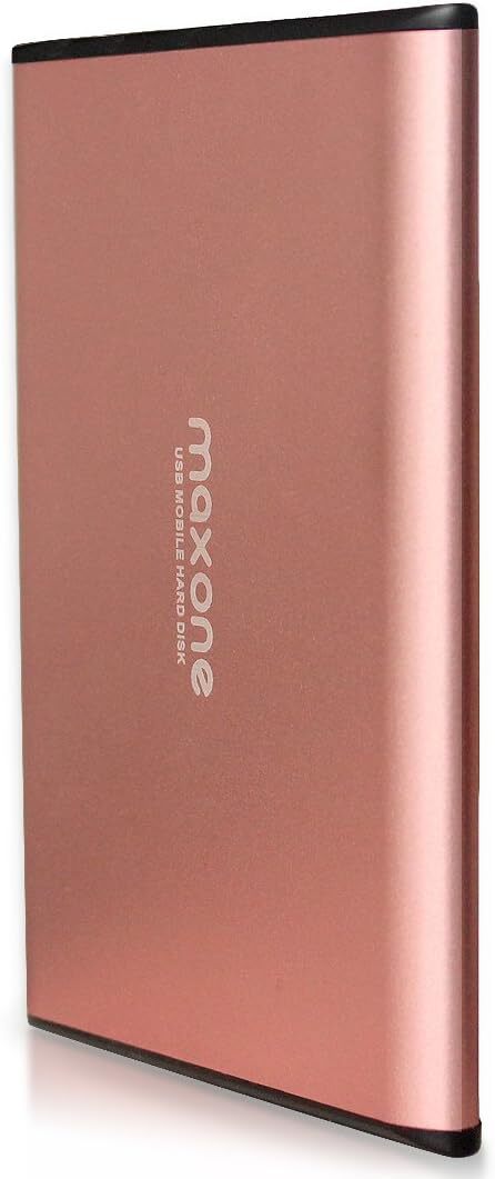 Maxone 500Gb Ultra Slim Portable External Hard Drive Hdd Usb 3.0 Compa Personal 