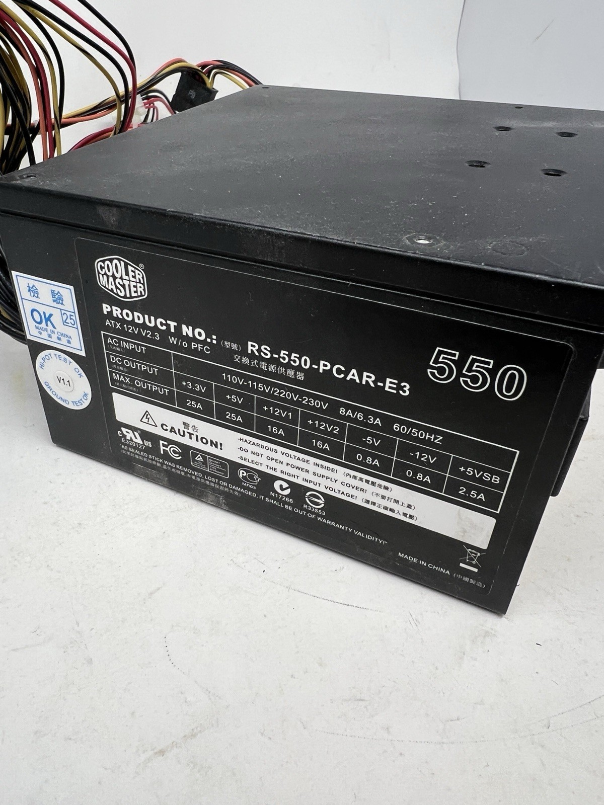 Cooler Master RS-550-PCAR-E3 Power Supply 550W