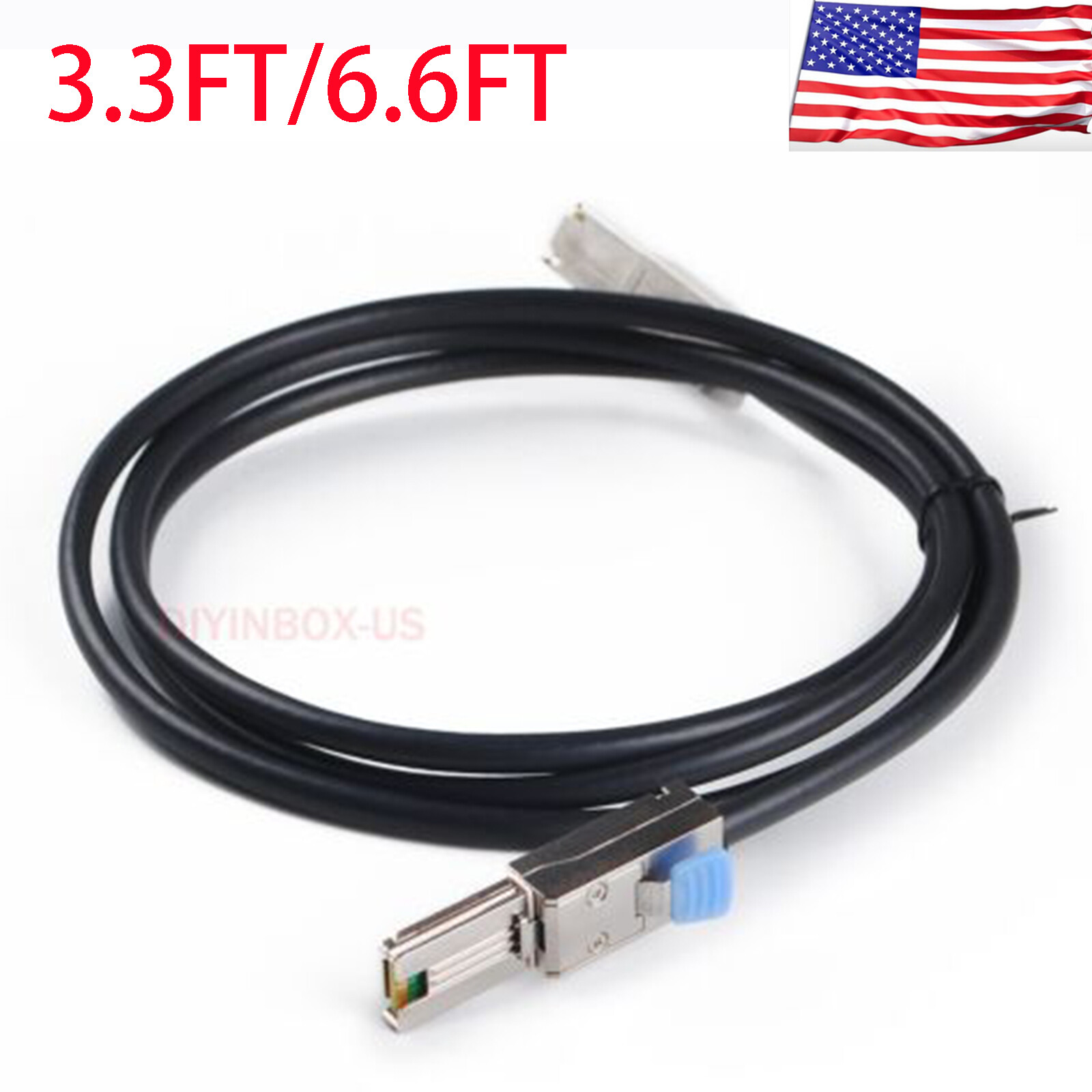 6G External Cable 26Pin SAS to SAS Cable SFF-8088 to SFF-8088 3.3FT/6.6FT