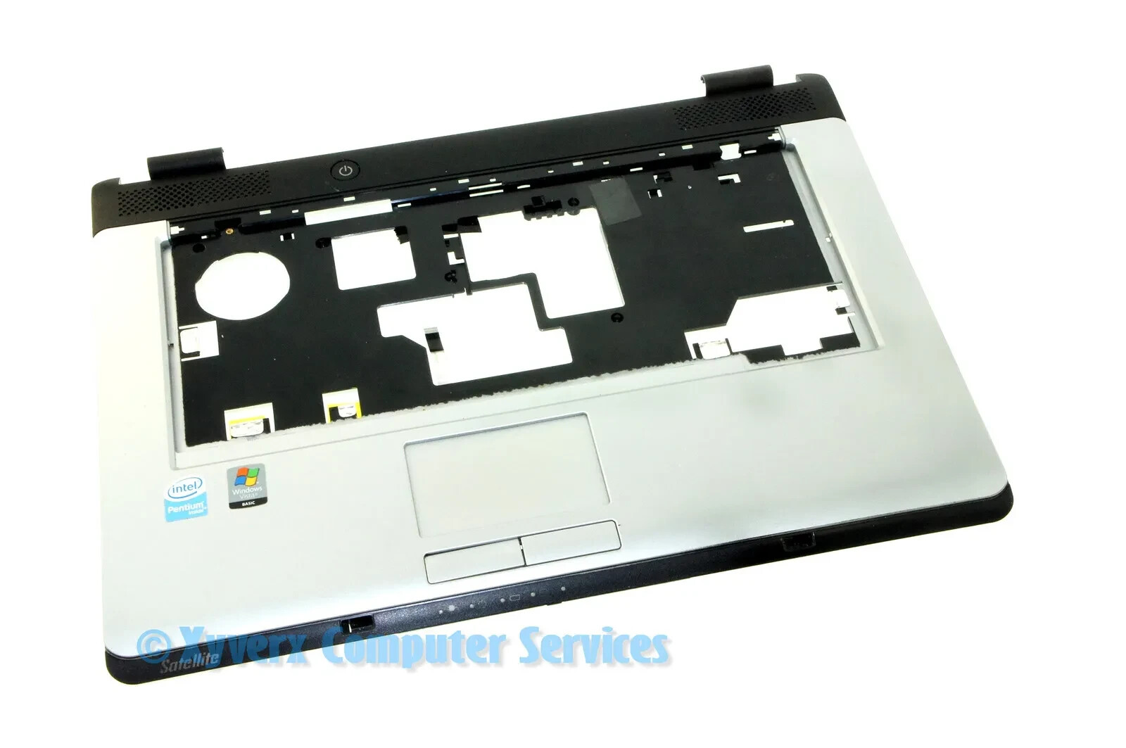 V000130130 OEM TOSHIBA TOP COVER PALMREST  L305-S5917 SERIES W/Speakers/Trackpad