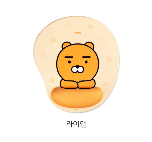 KAKAO FRIENDS KF cushion mouse pad Chunsik Ryan Apeach OFFICIAL MD Jelly Type