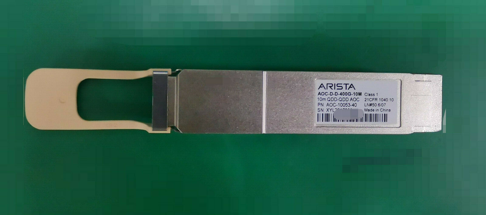 ARISTA  AOC-10053-40  AOC-D-D-400G-10M  10M QDD-QDD Active Optical Cable