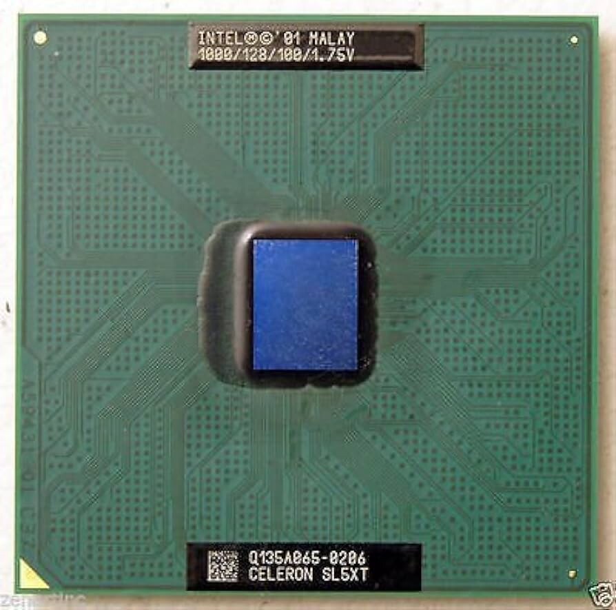 Intel Celeron 1000 1GHz 100Mhz SL5XT RB80526RY001128 Socket 370 CPU Coppermine