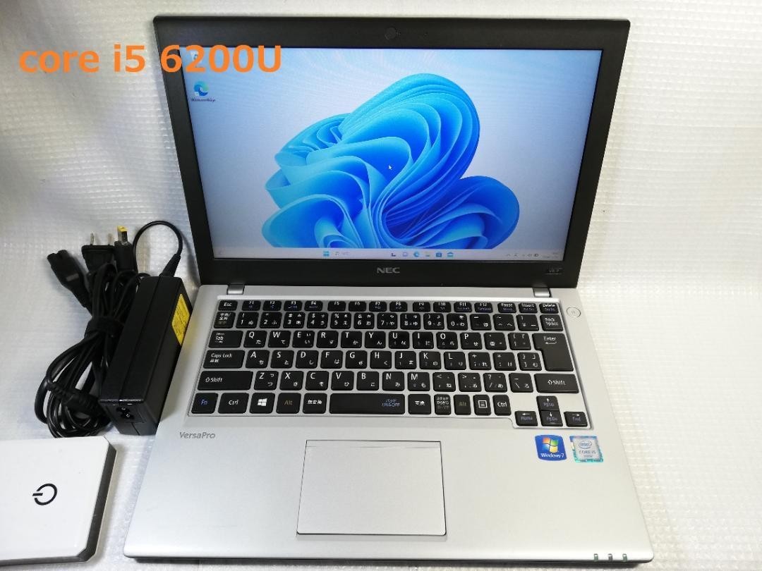 NEC VersaPro PC-VK23TBZCP Core i5-6200U HDD 320GB RAM 4GB 12.5inch Win 11 Pro