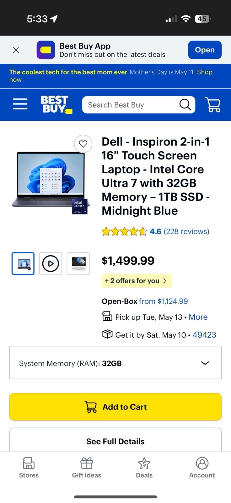 Dell Laptop 