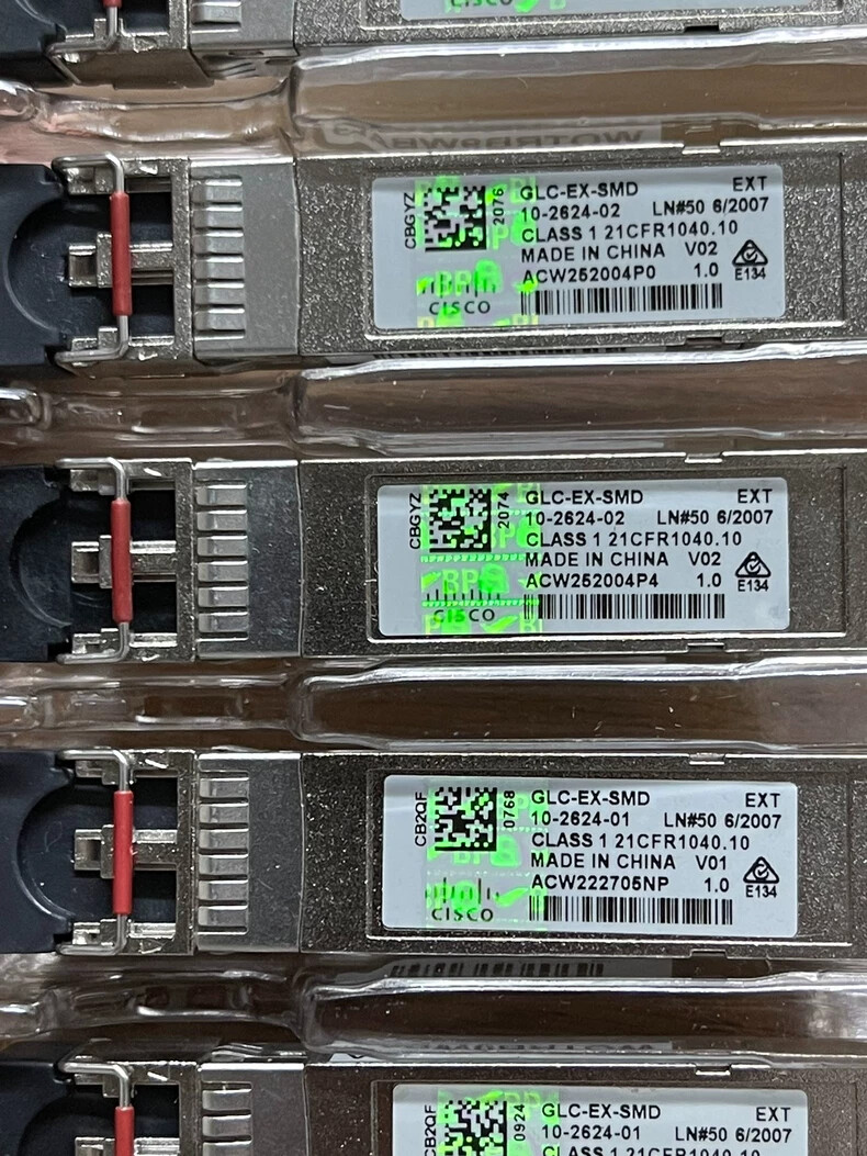 1 PCS New Cisco GLC-EX-SMD 10-2624-01 SFP Transceiver Module In Clamshell