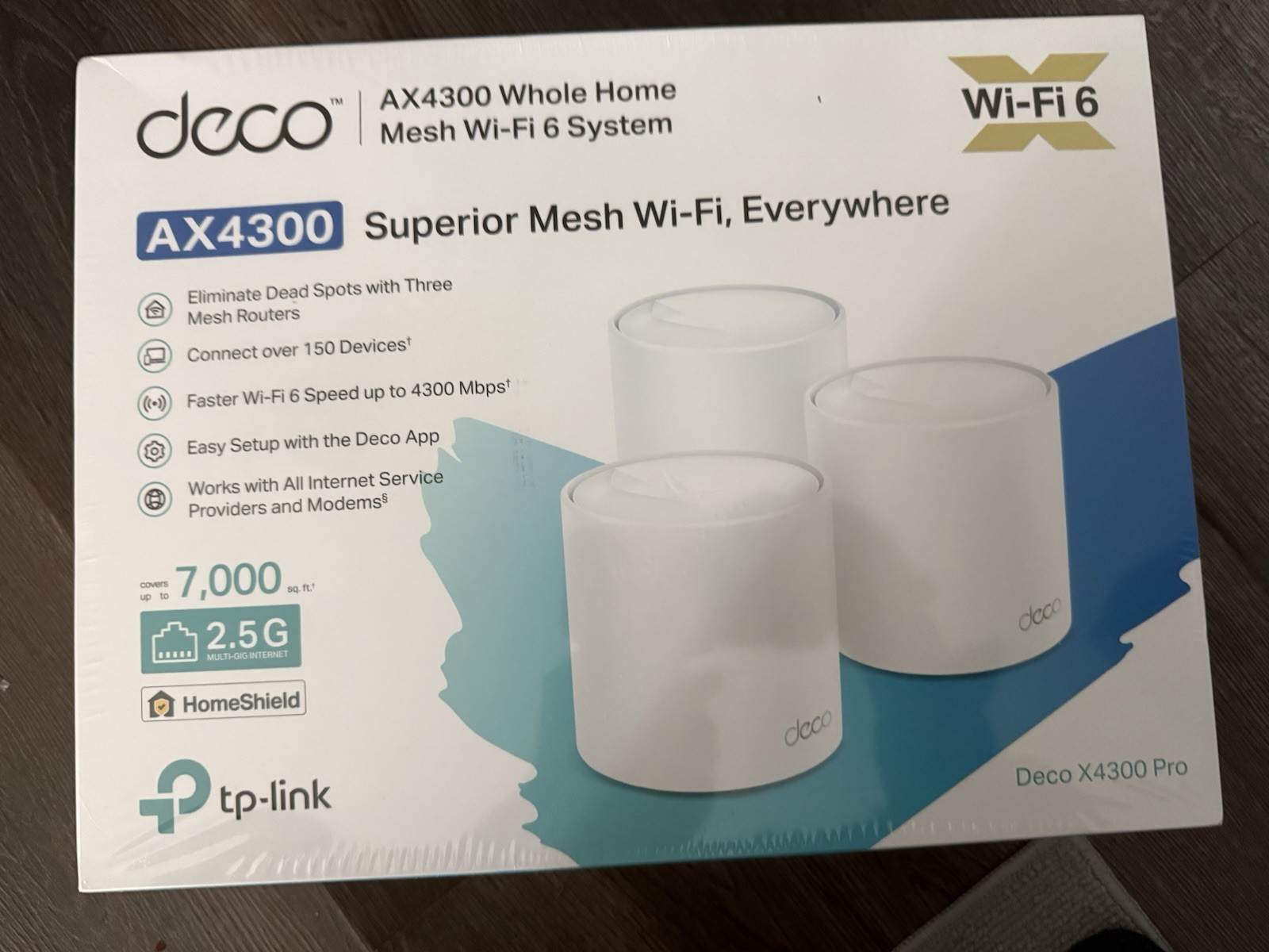 TP-LINK Deco AX4300 Pro Superior Whole Home Mesh Wi-Fi 6 System - White