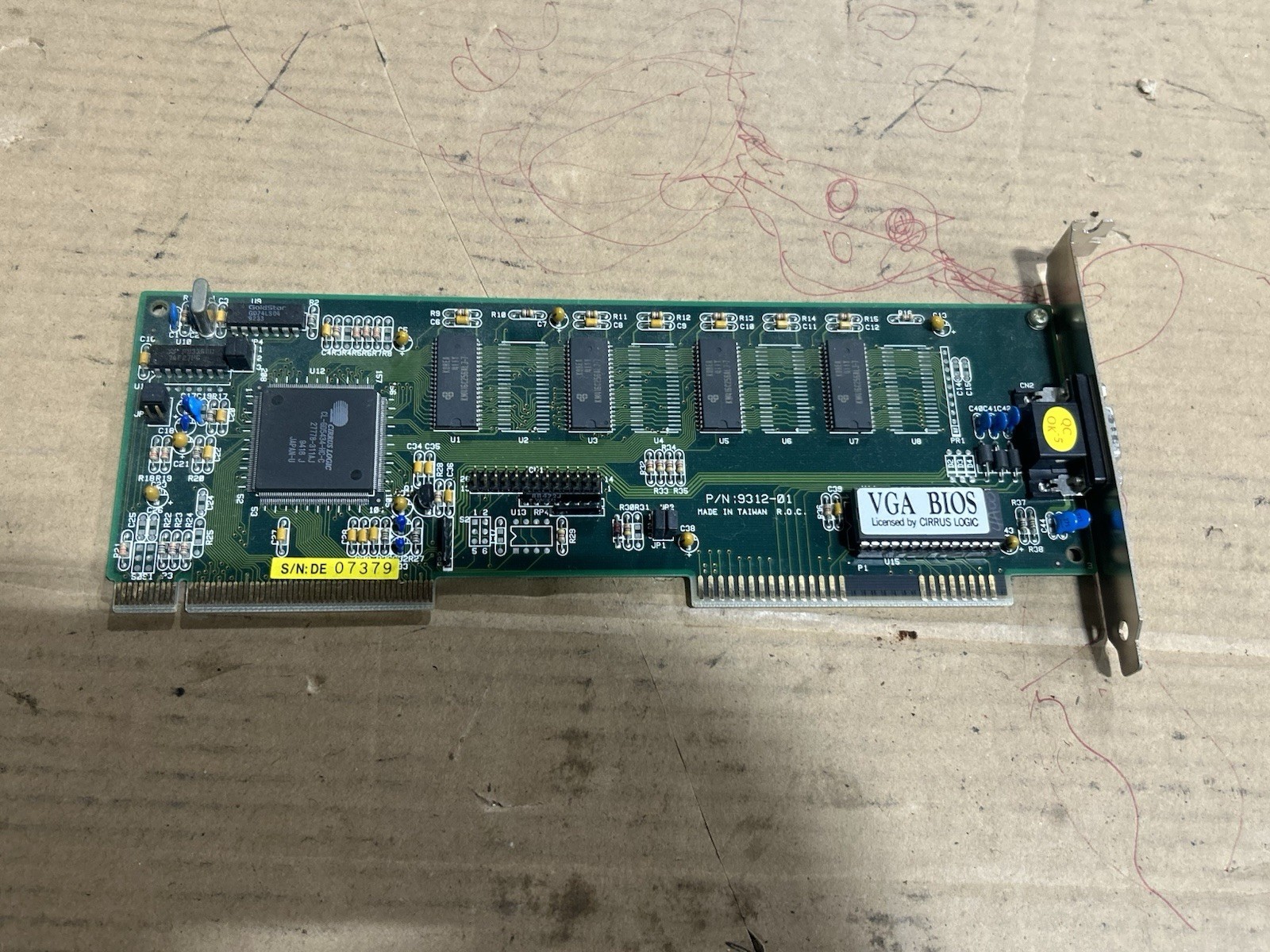 Vintage ???? CL-GD5434 1MB VLB/VESA Local Bus Video Card - Working