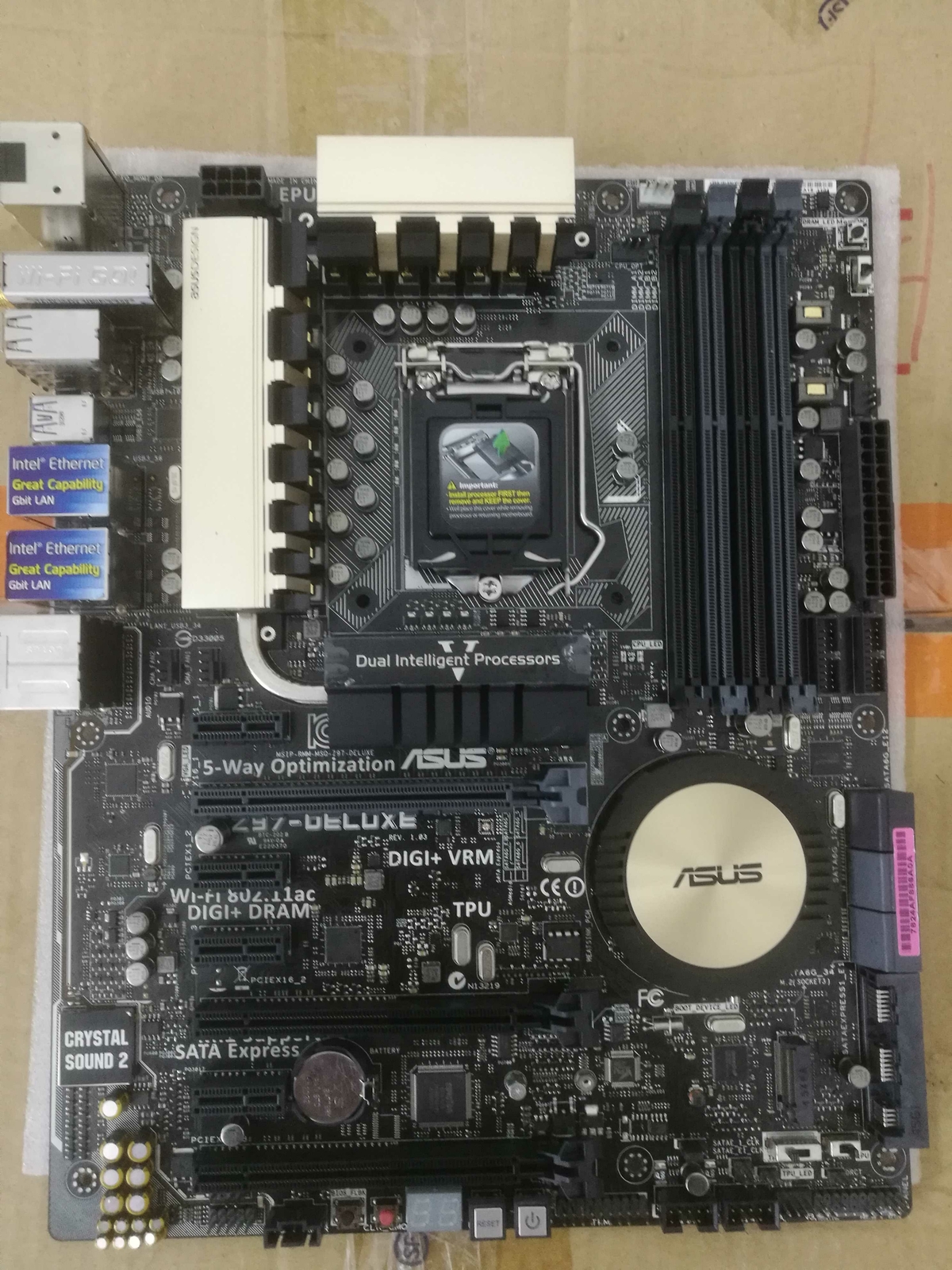 1pcs for Asus Z97 Deluxe motherboard LGA 1150 DDR3