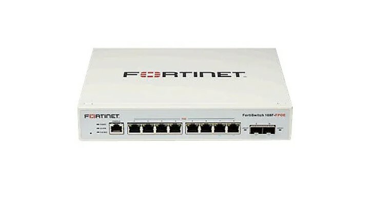 Fortinet FortiSwitch FS-108F-POE Network Switch + 1 year 24x7 FortiCare License