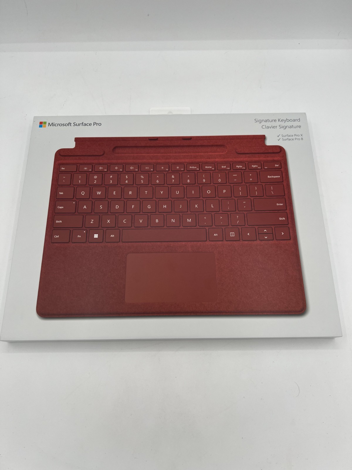 Microsoft Surface Pro Signature Keyboard (Poppy Red) for Surface Pro 8 / 9 / X