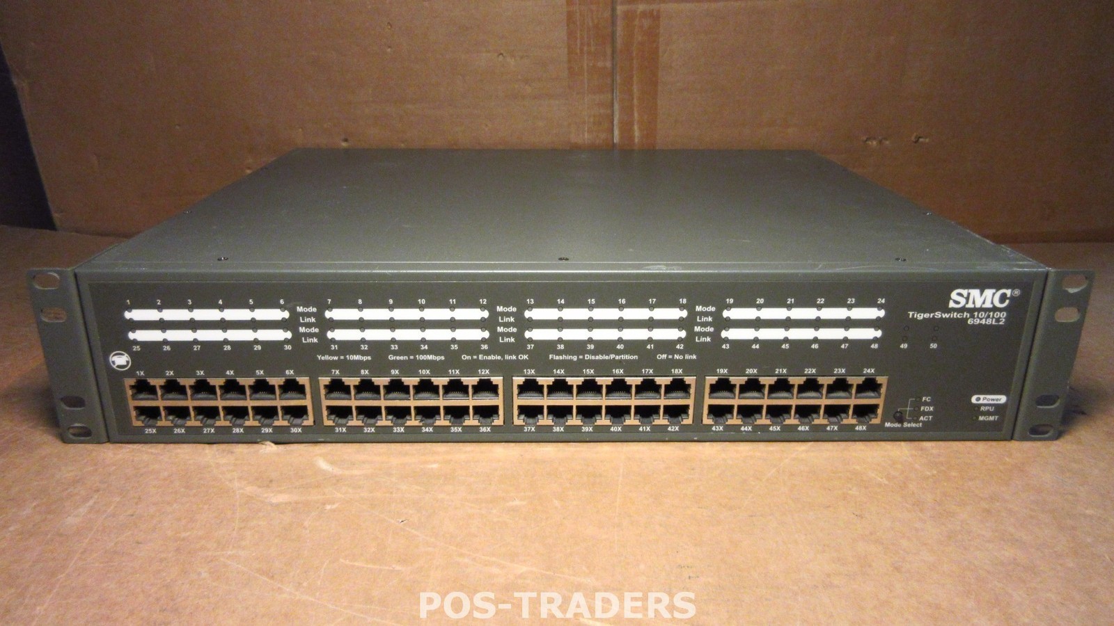 SMC Networks 6948L2 TigerSwitch 10/100 48-Port Managed Layer2 Switch