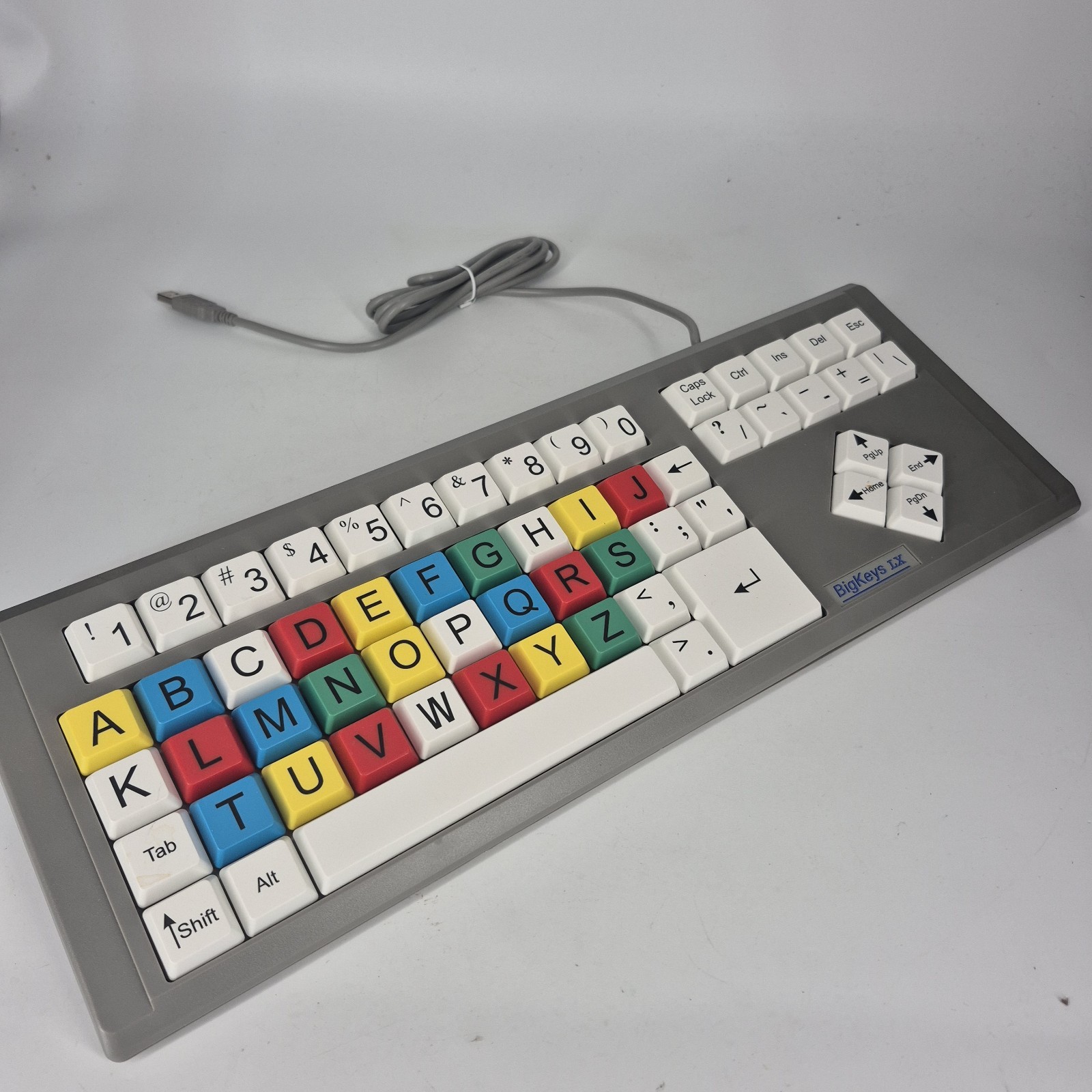 Greystone BigKeys LX USB Keyboard Large Print Color Coded Keys